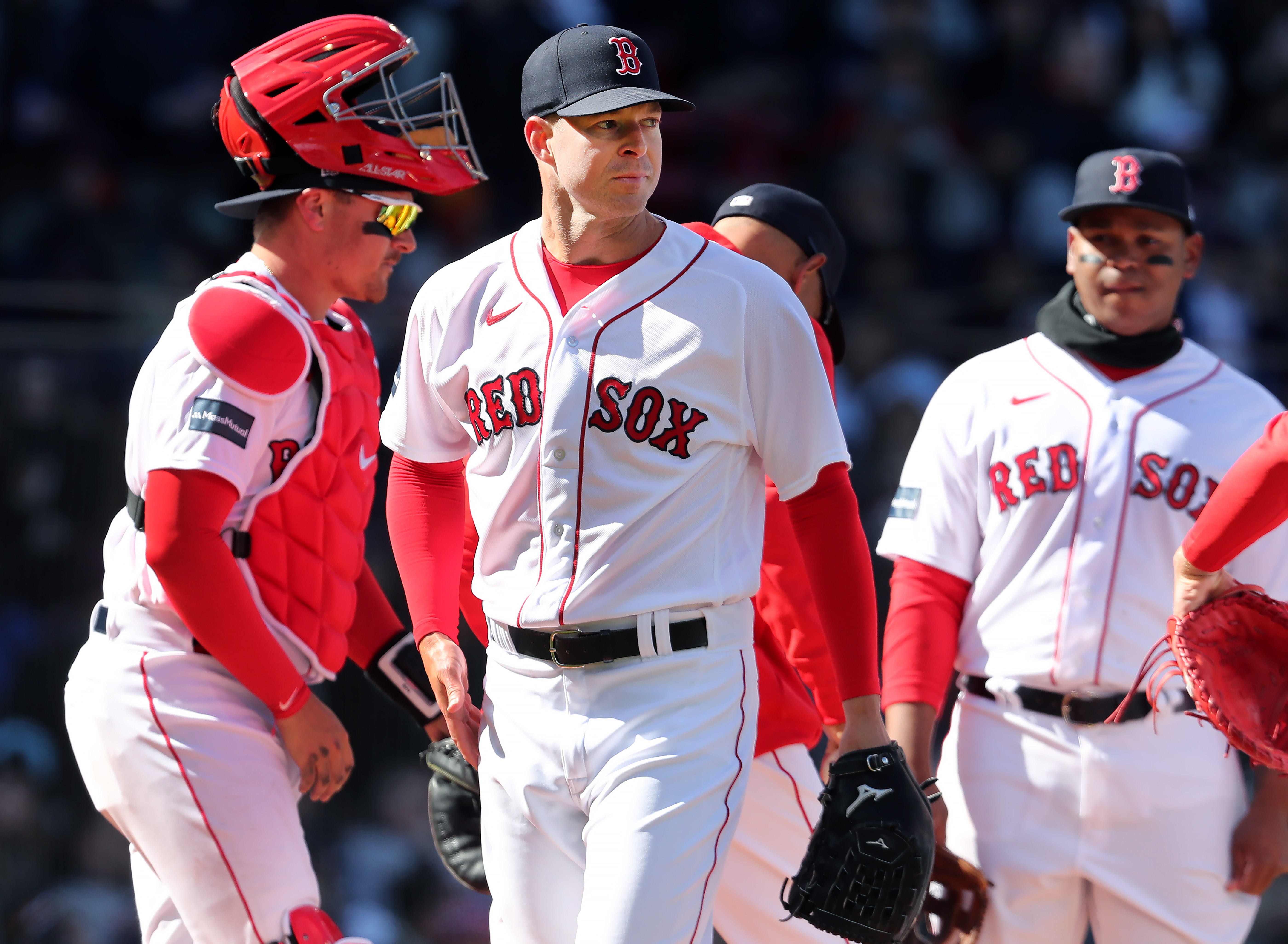 Red Sox debut new uniform advertisements as part of 10-year deal with  MassMutual, Sports