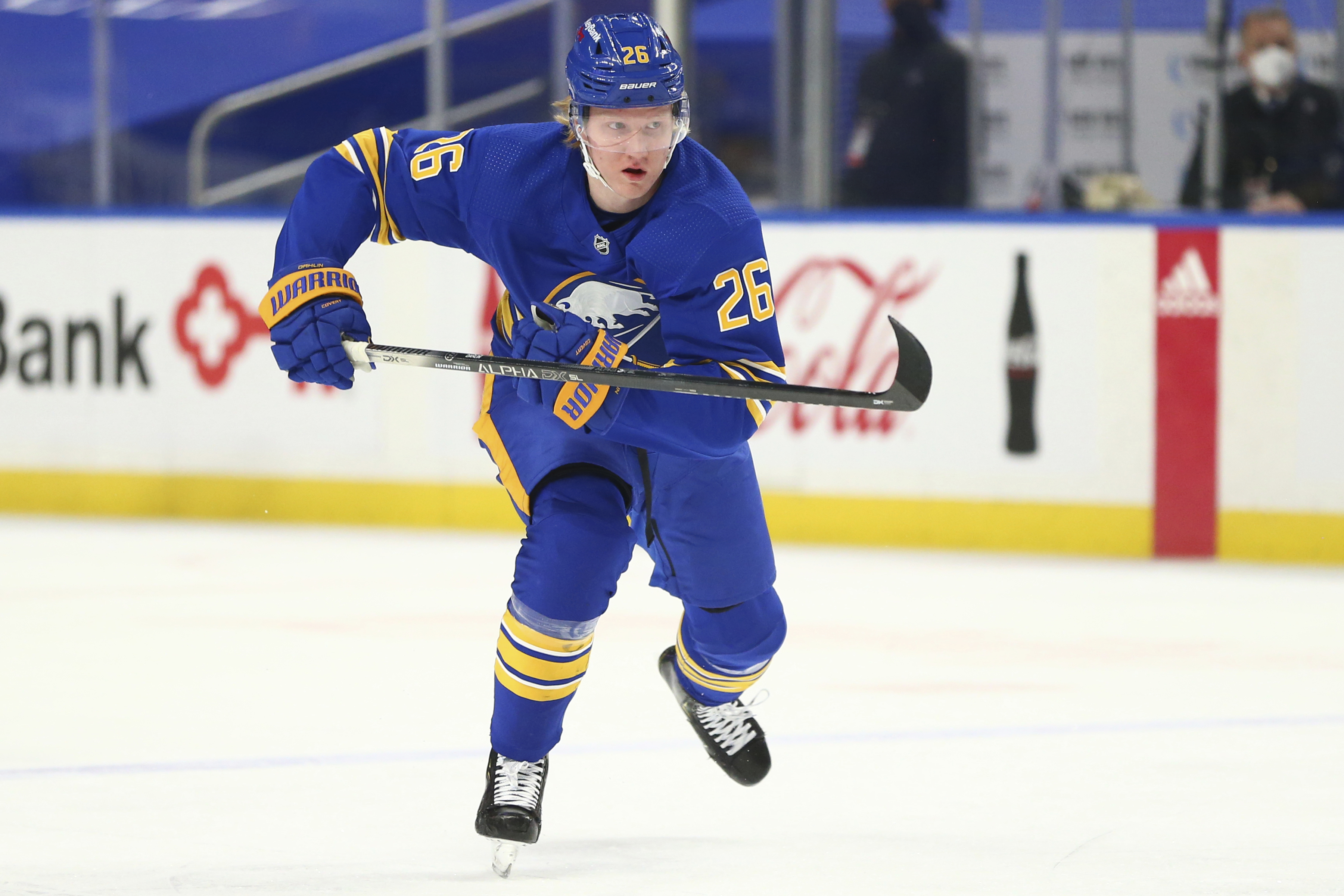 Rasmus Dahlin had five goals and 18 assists last season.