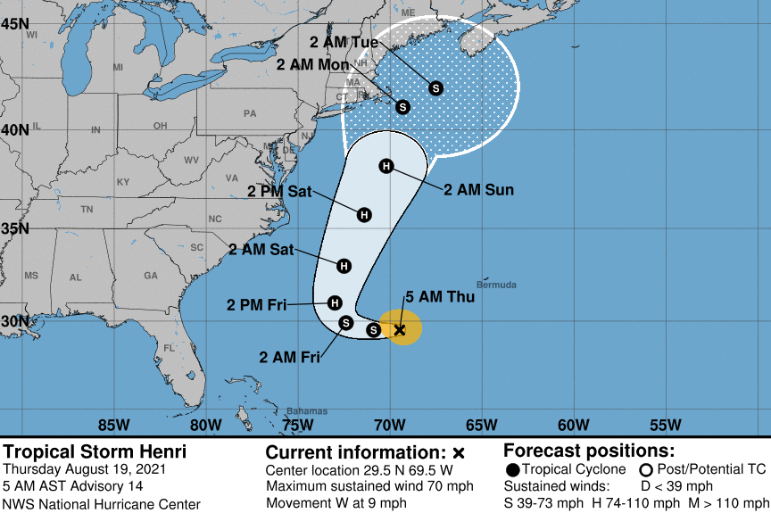 Tropical Storm Henri was a dud. Be grateful - The Boston Globe