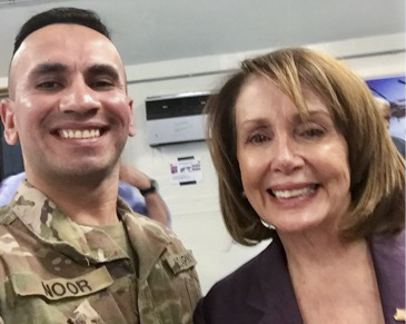 Said Noor with now-Speaker of the House Nancy Pelosi in 2018.
