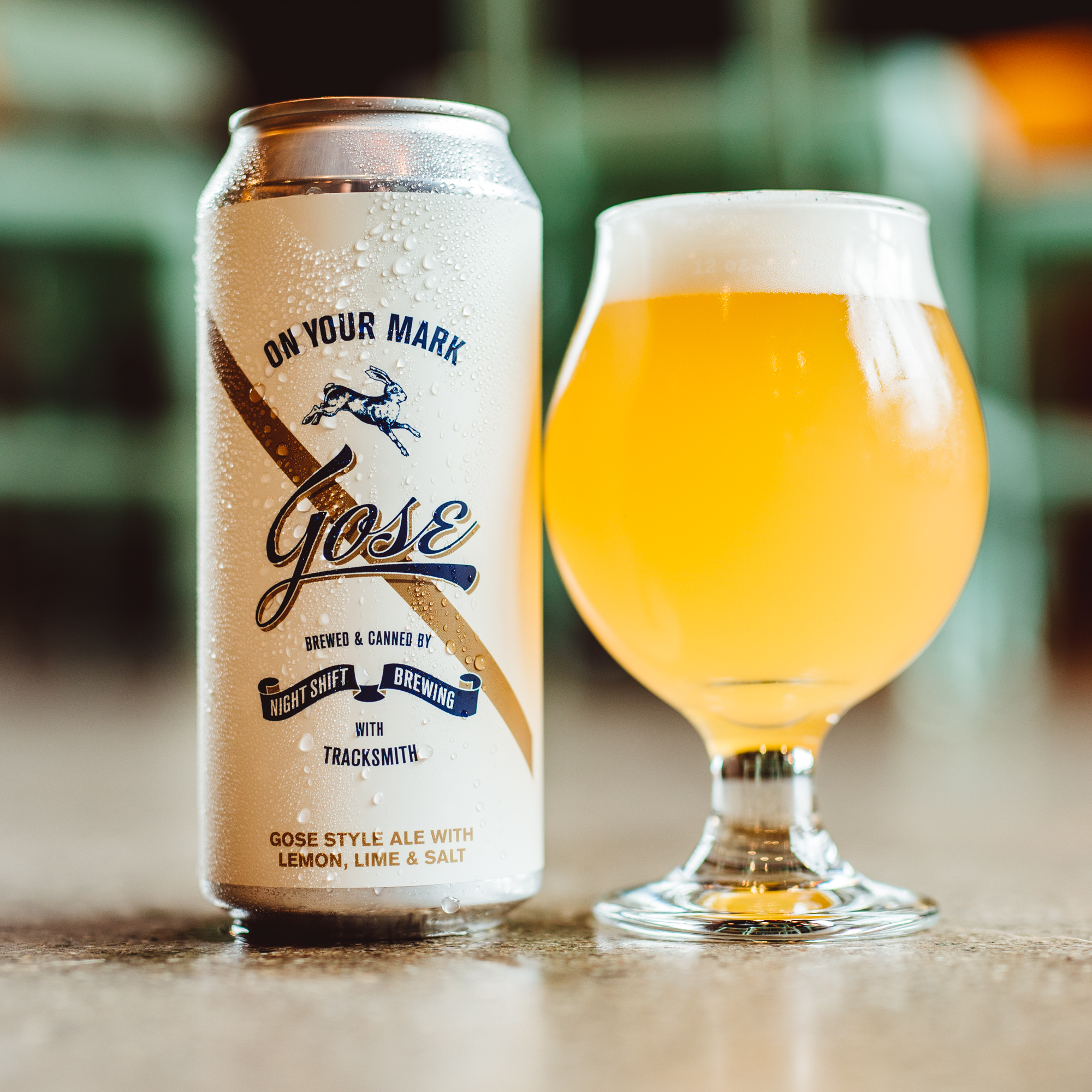 "On Your Mark, Gose," is a gose-style ale with lemon, lime, and salt.