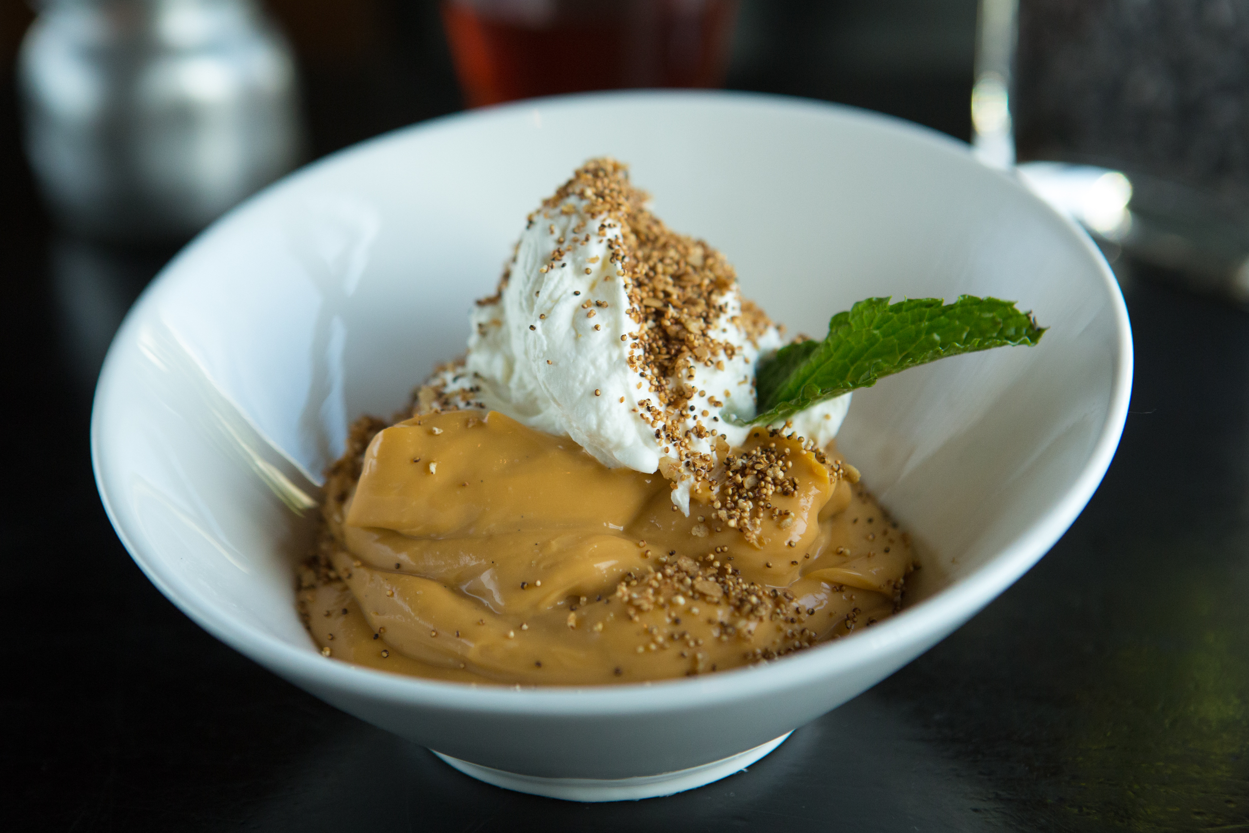 Butterscotch pudding at Moonshine 152.