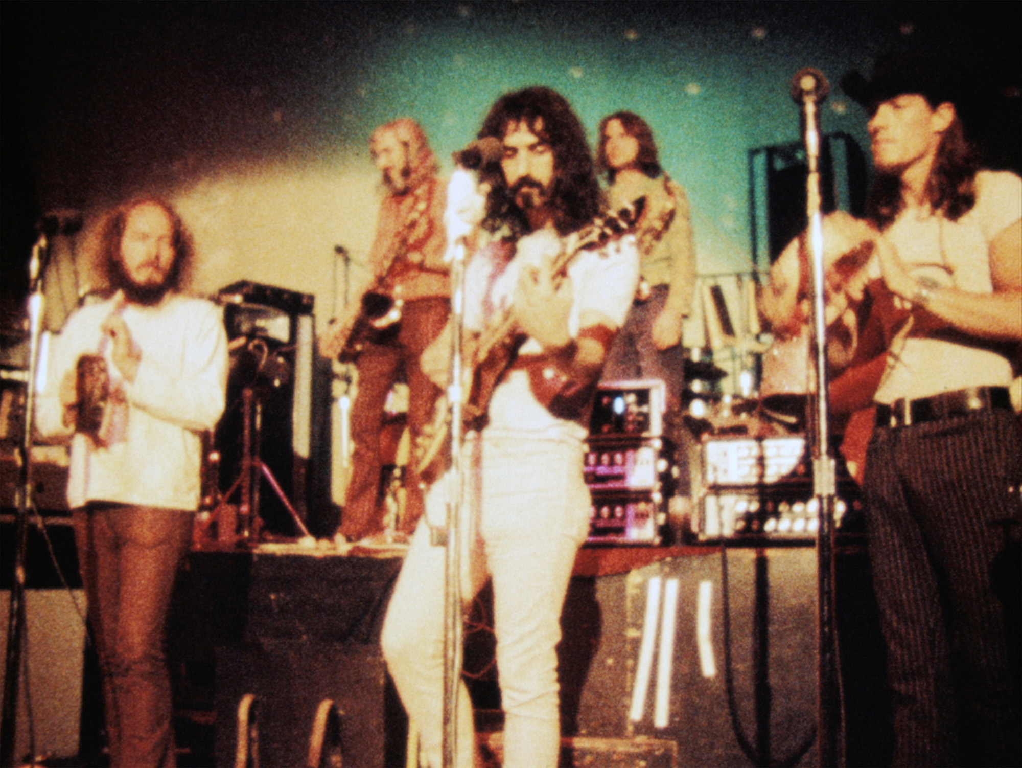 Frank Zappa, shown performing with the Mothers of Invention in the documentary "Zappa." 