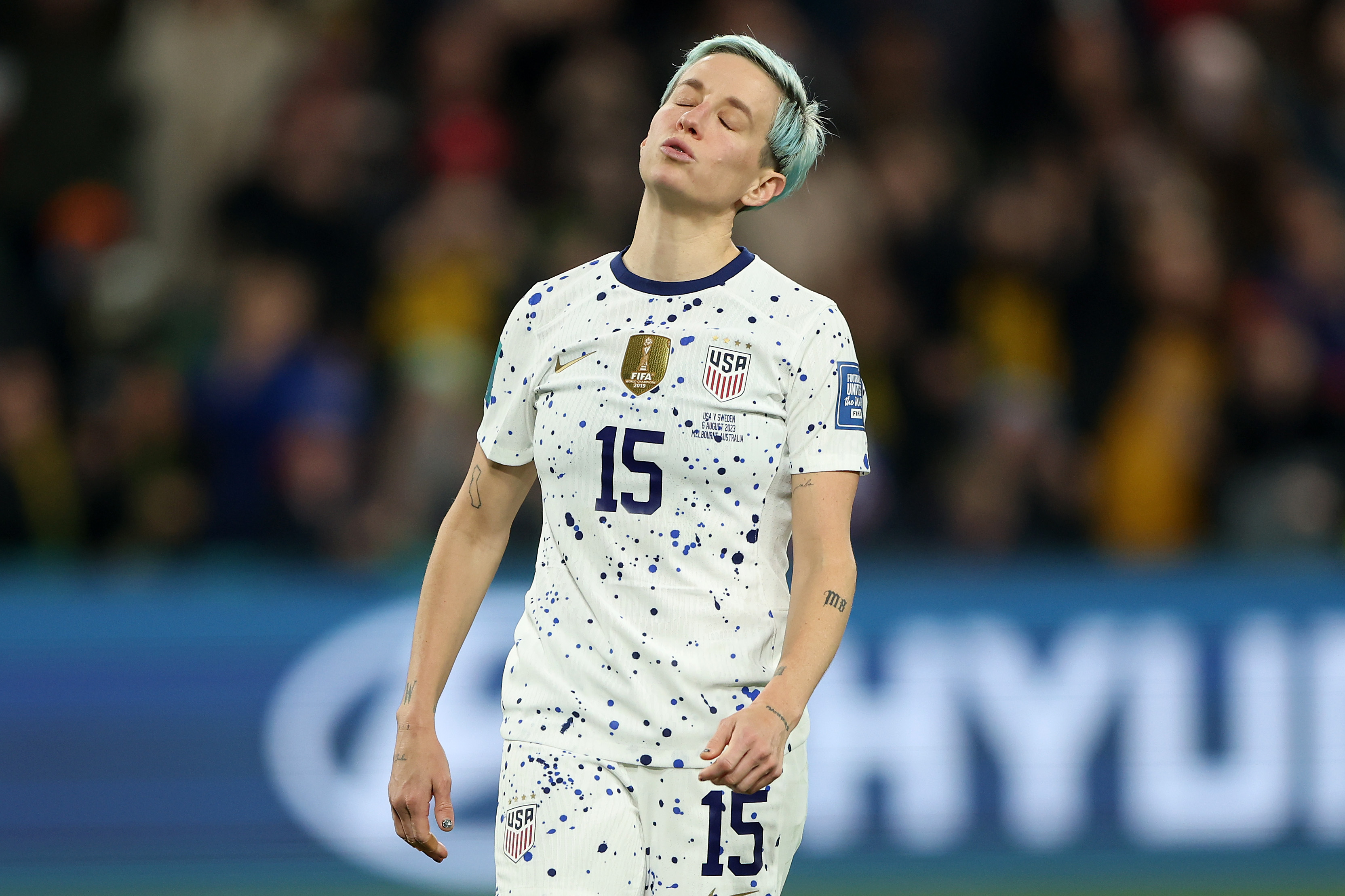 Megan Rapinoe calls her missed World Cup penalty kick 'a sick joke