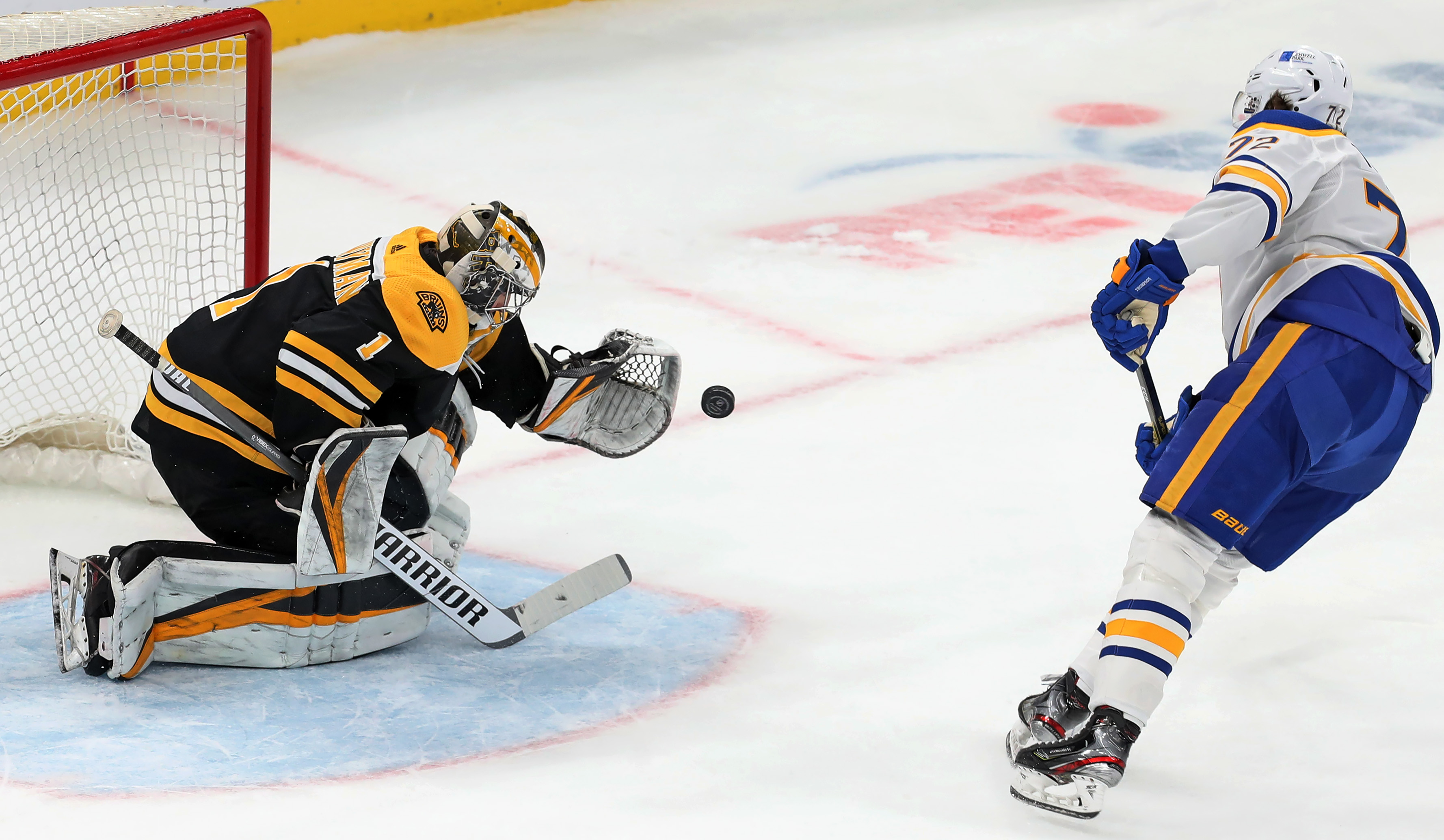 Bruins in battle to the finish, finally foil Sabres in shootout