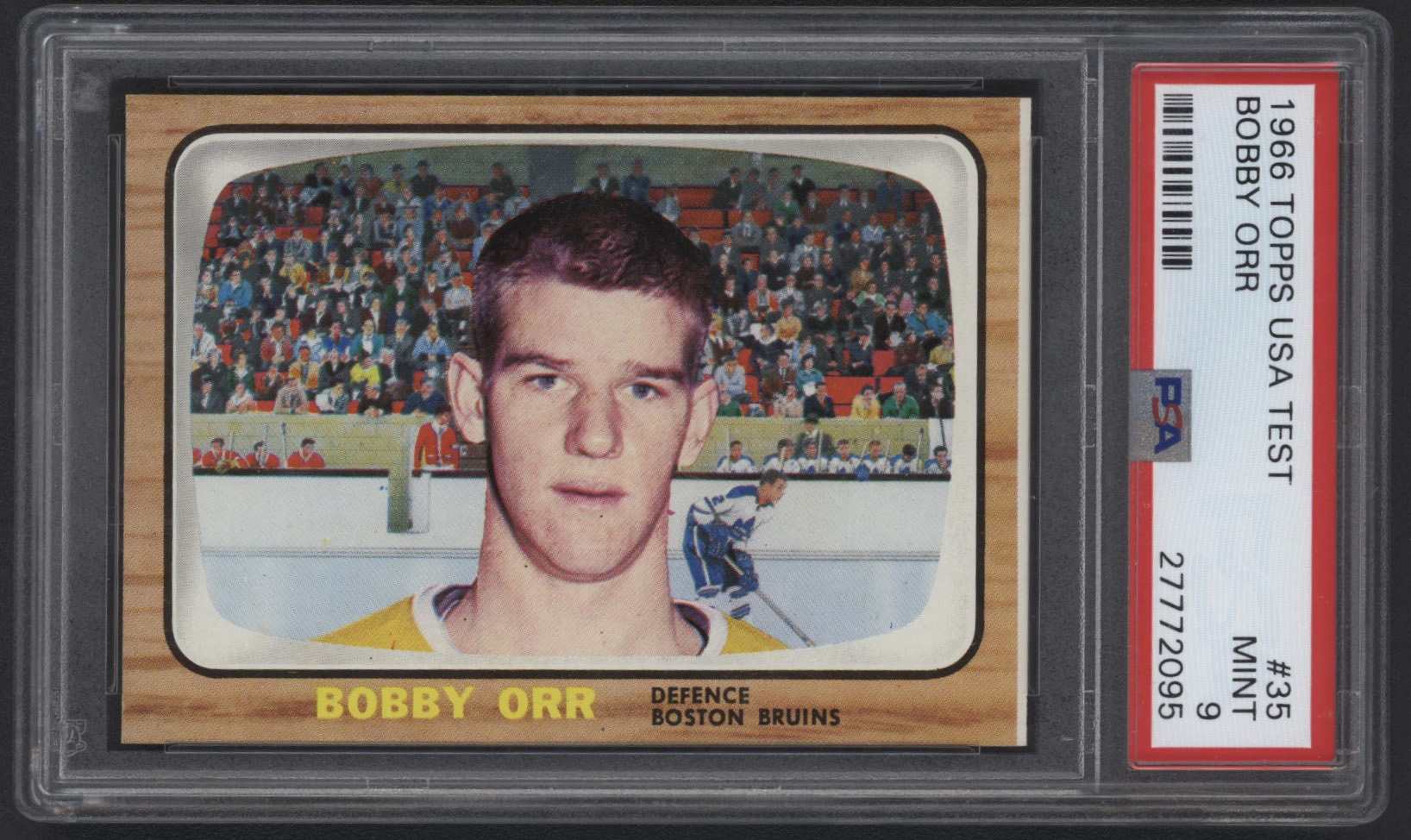 This Bobby Orr rookie card sold for $204,000 in Feb. 2019.
