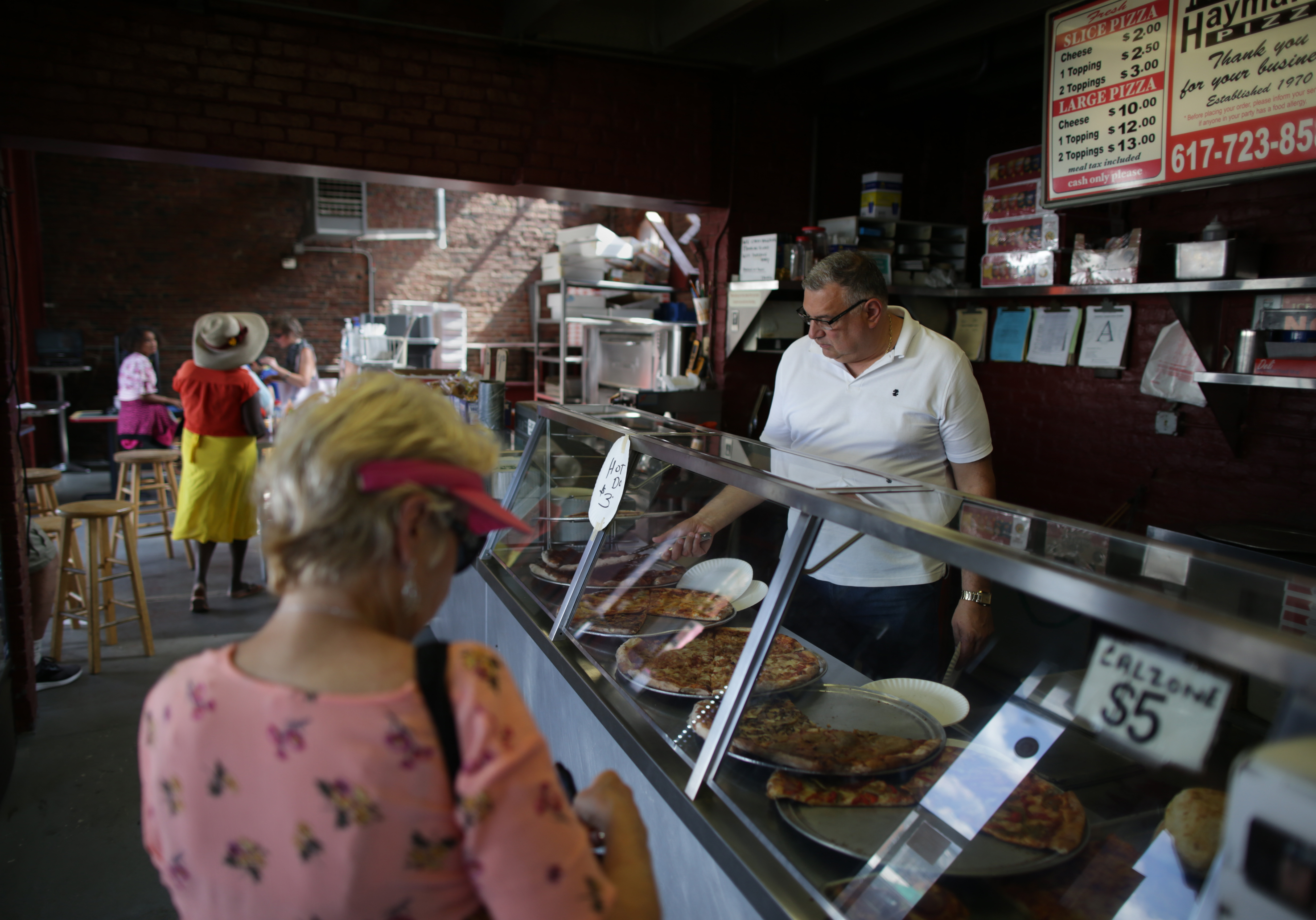 Al Sciola at Haymarket Pizza in 2019.