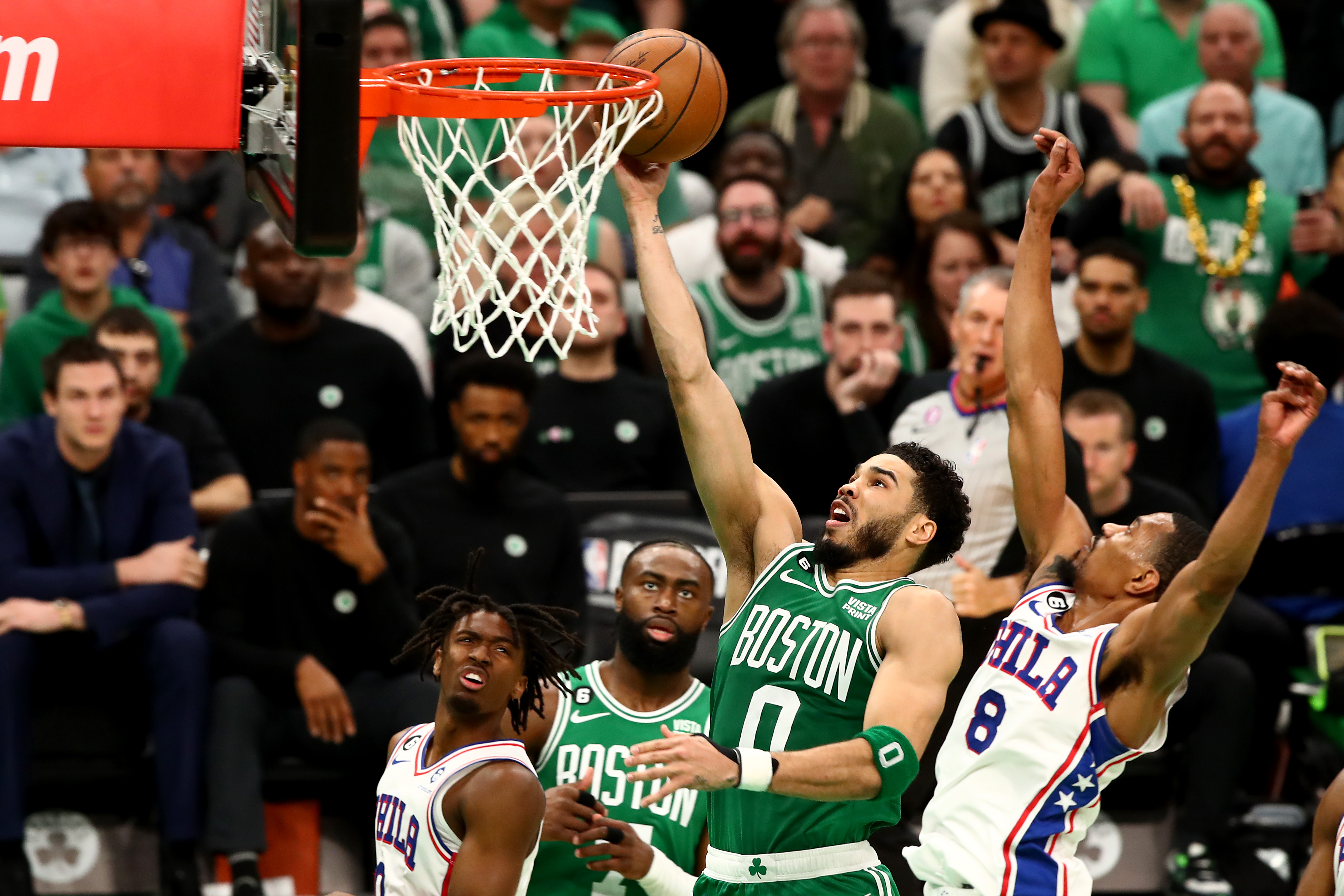 Jayson Tatum catches fire, Celtics beat 76ers to force Game 7