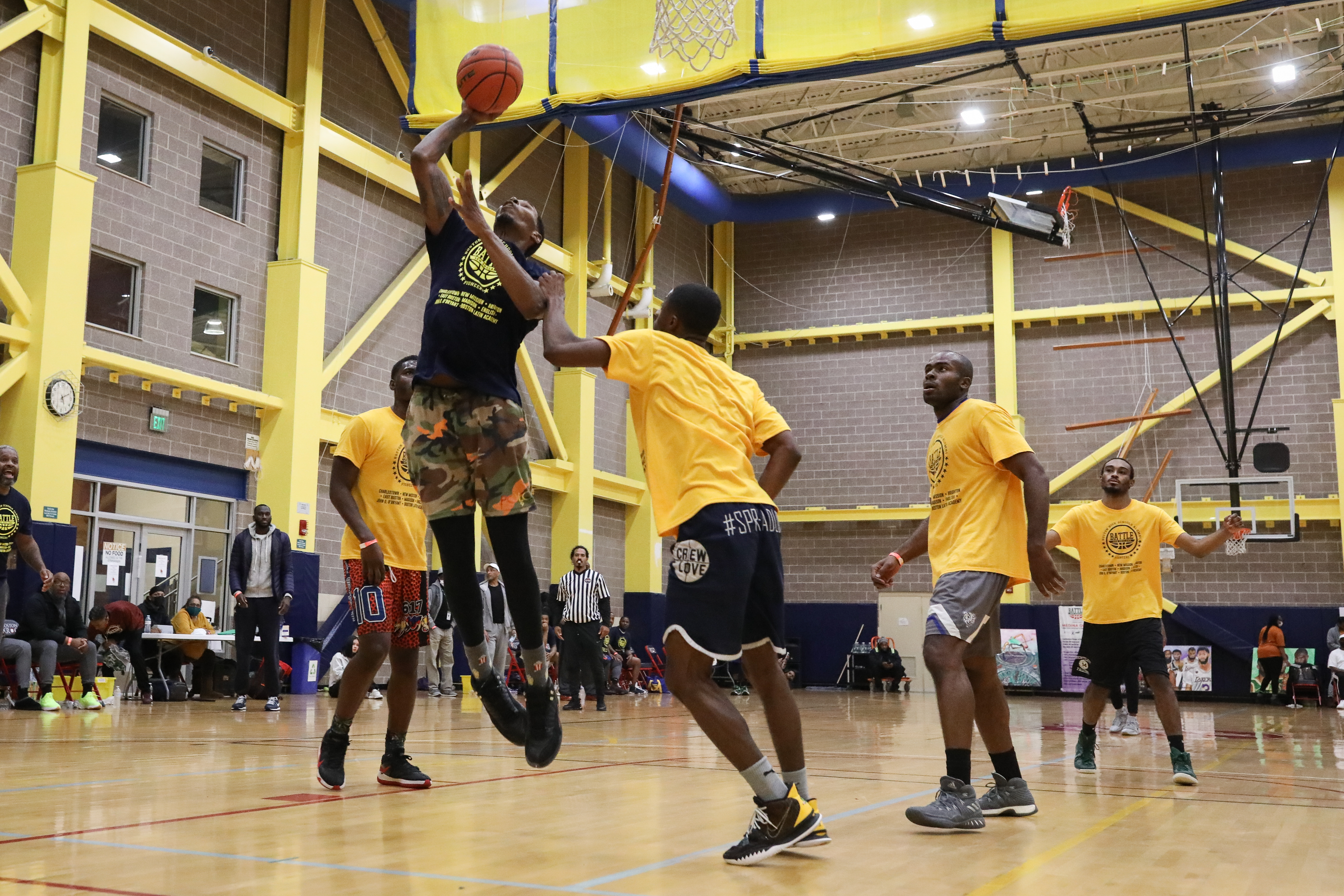 The New Mission alumni beat the East Boston alumni, 52-51, in the Classic Old Pioneer Championship.