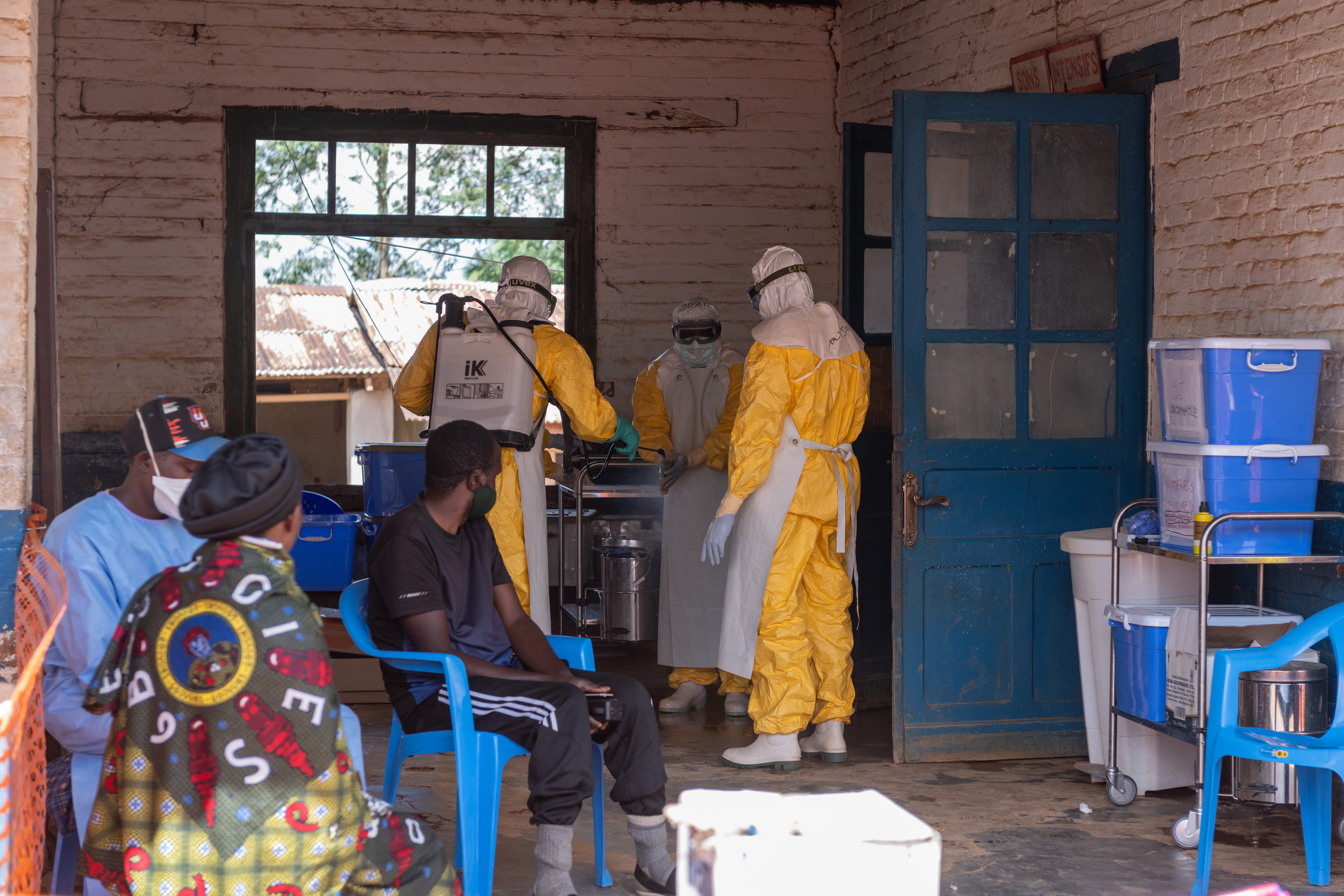 Health workers at the epicenter of Congo's Ebola outbreak work