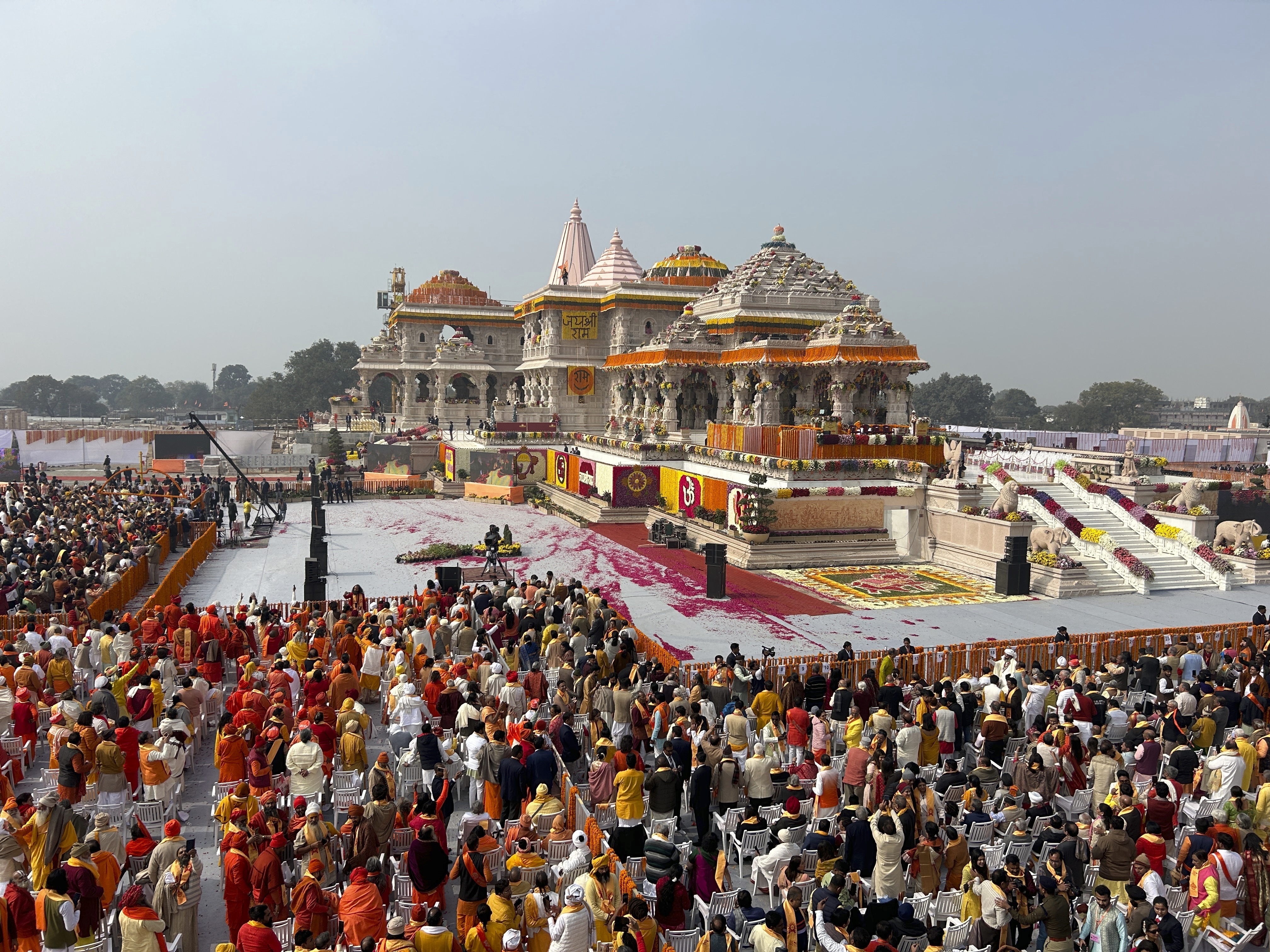 Millions of Indians celebrate a new temple. For Modi, it is a triumph of  his Hindu-first politics - The Boston Globe