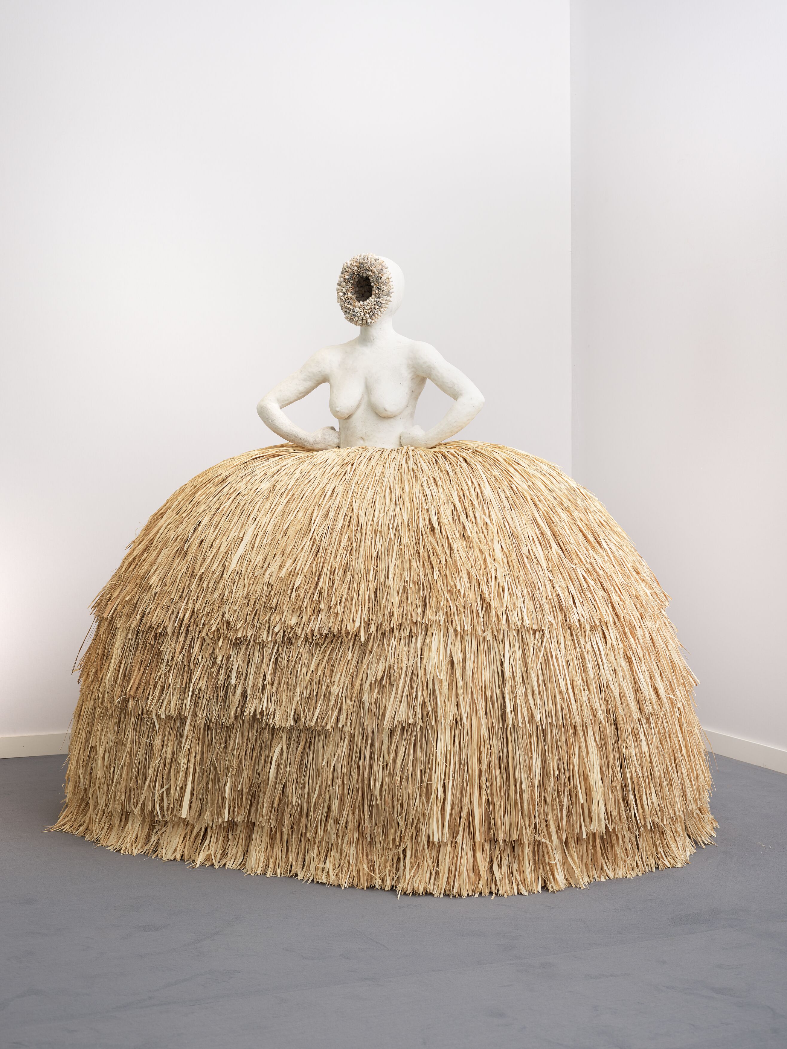"Las Meninas," from 2019, is an example of Simone Leigh's work.