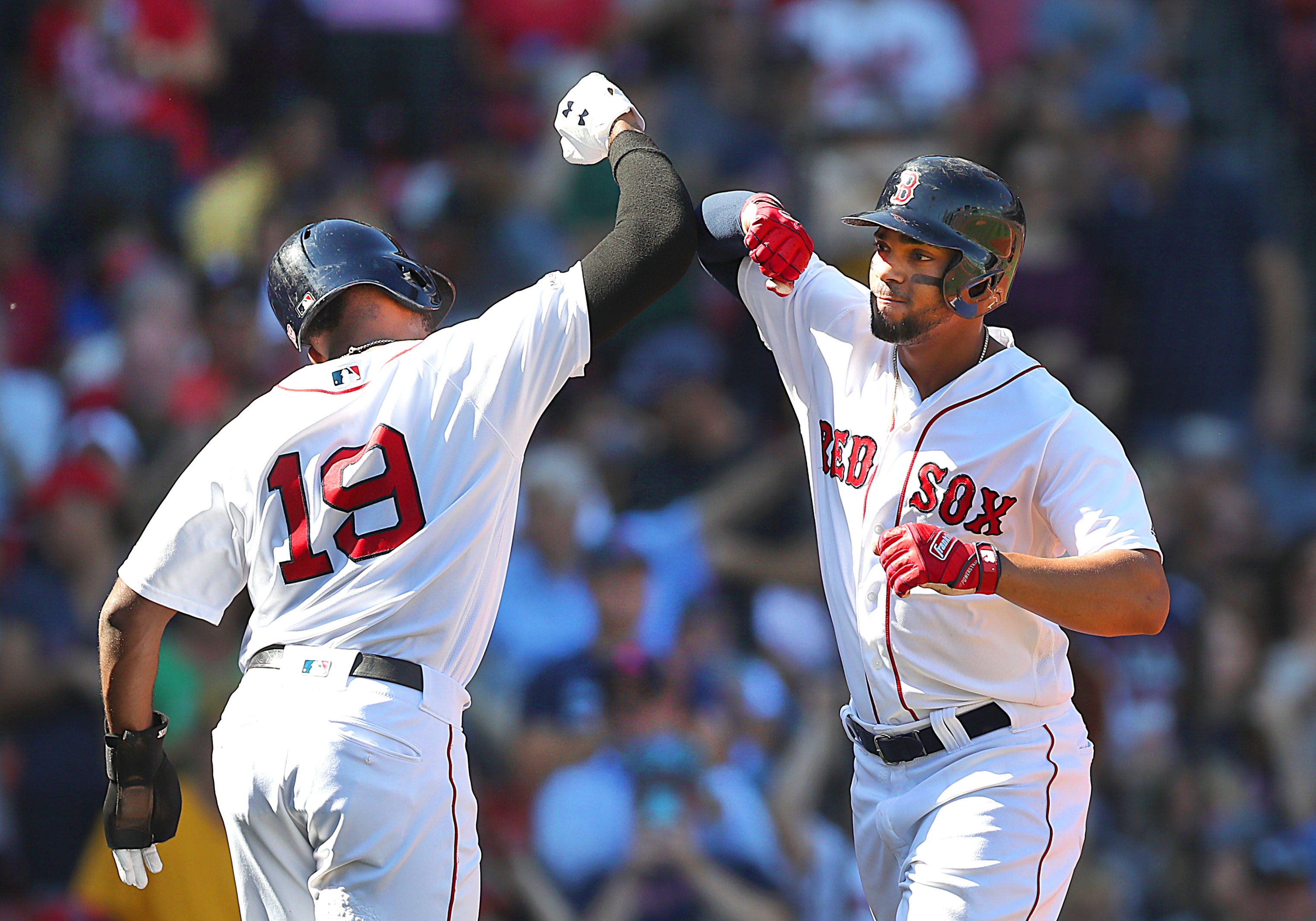 Xander Bogaerts Boston Red Sox Men's Scarlet Roster Name & Number