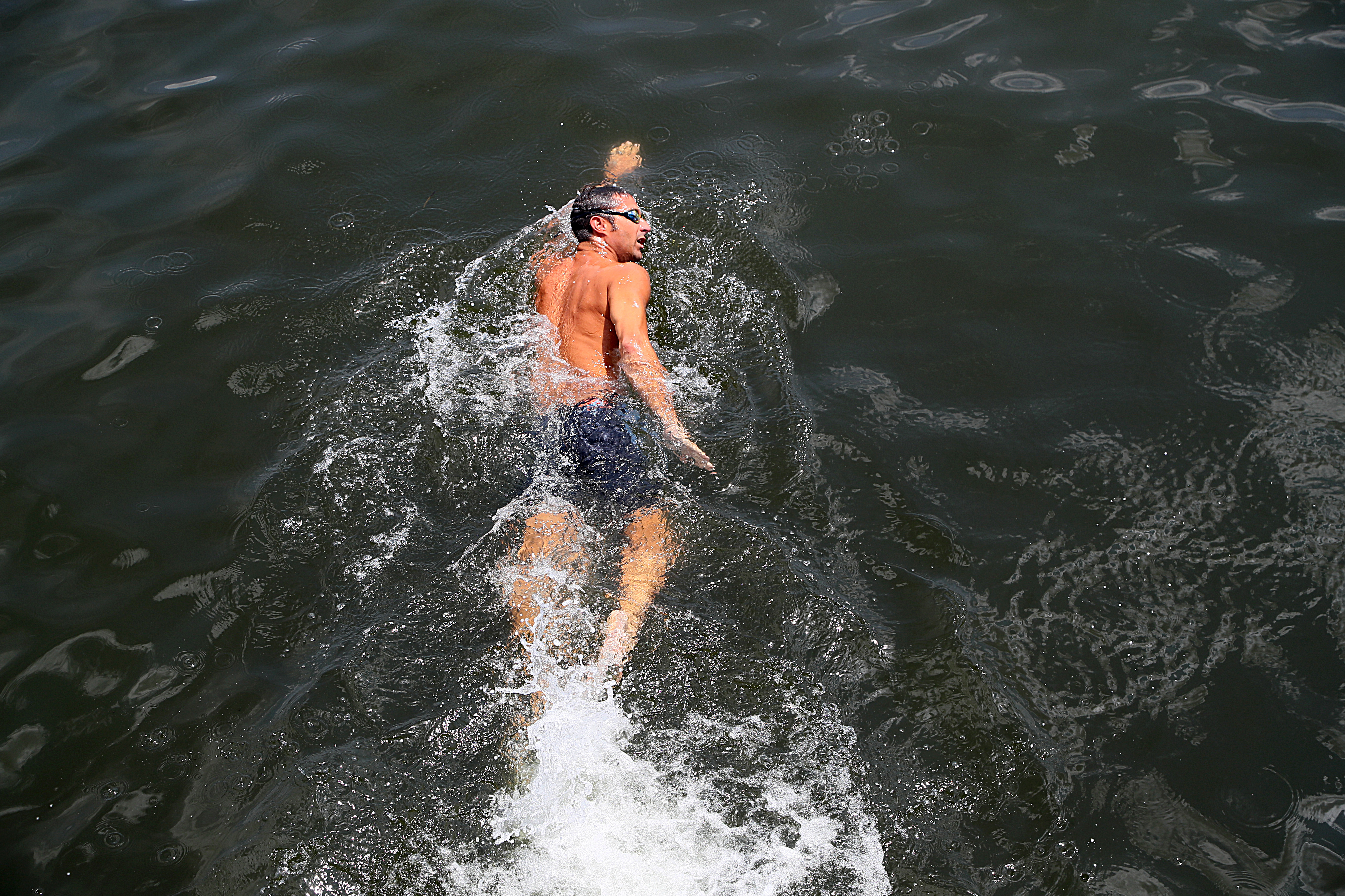 Ben Tuff is doing a solo swim July 31 from Block Island to Jamestown to raise money for Clean Ocean Access.