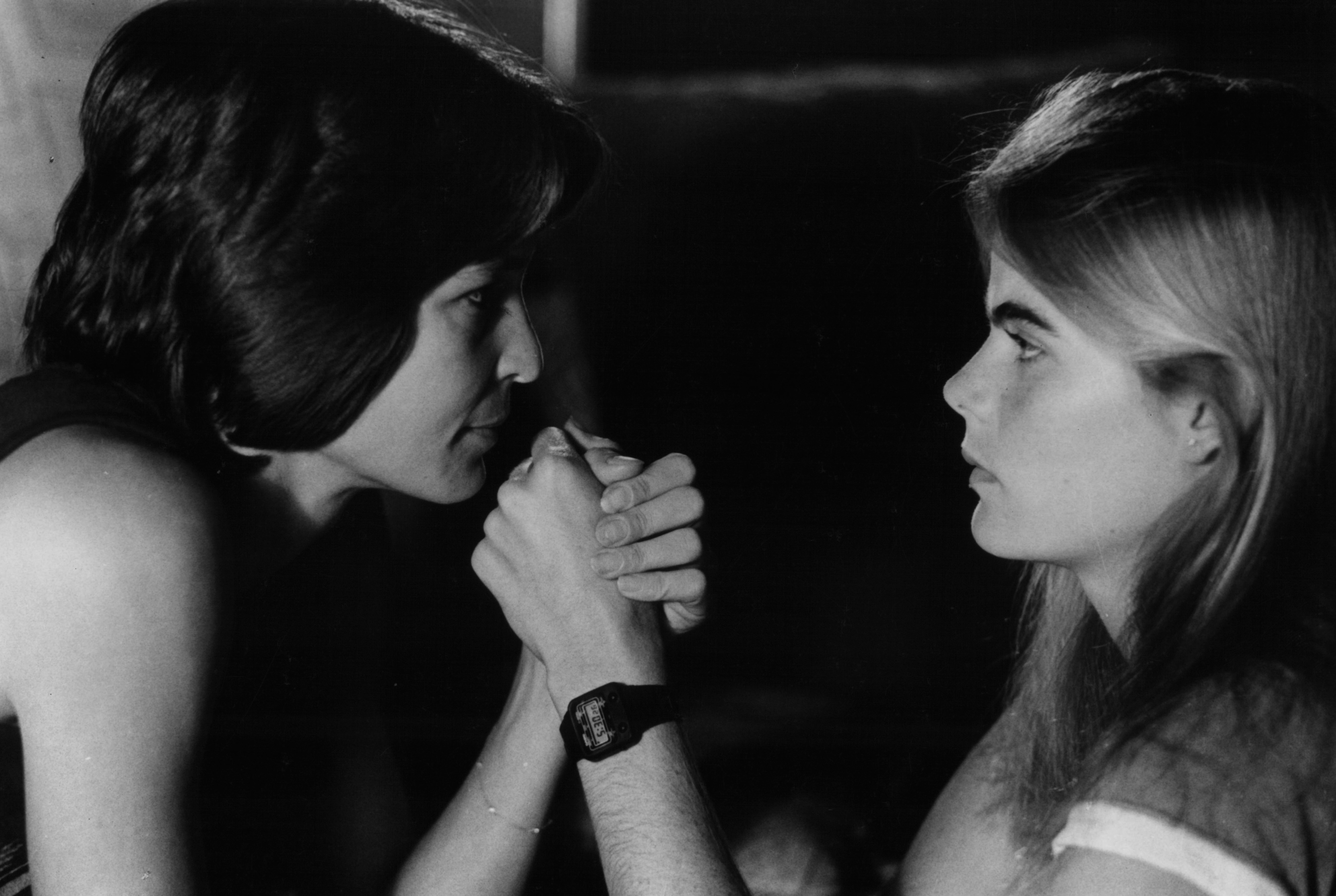 Patrice Donnelly, left, and Mariel Hemingway in "Personal Best."