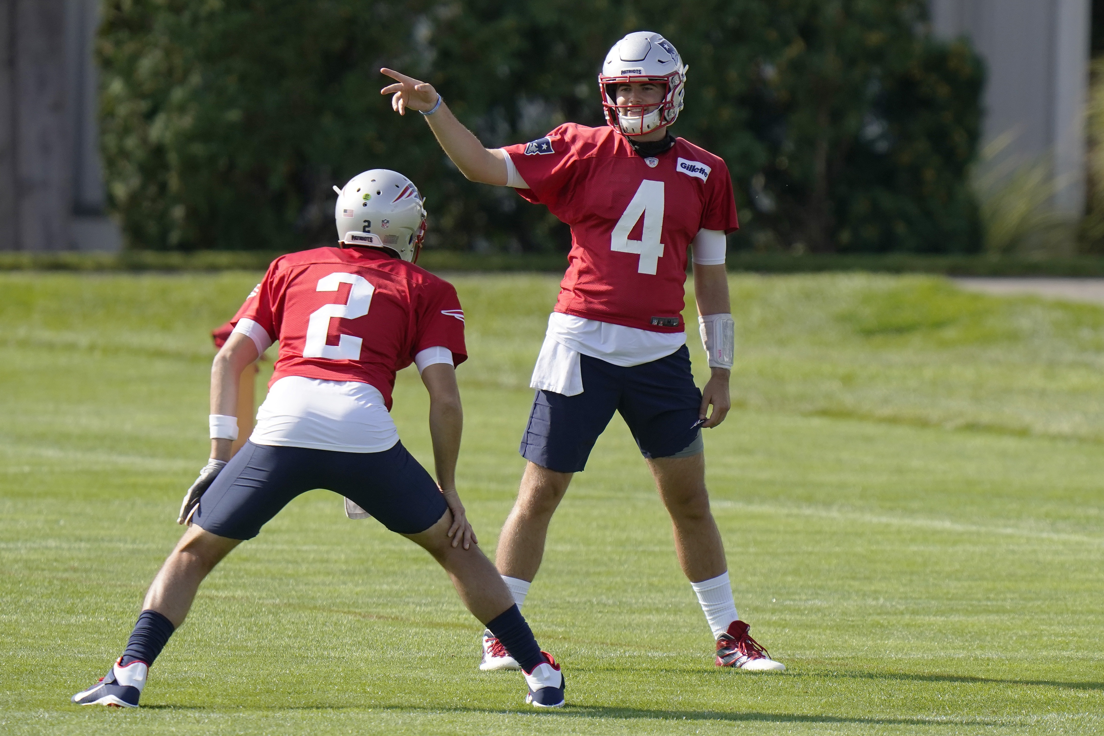 Brian Hoyer embraces his role in the Patriots quarterback room