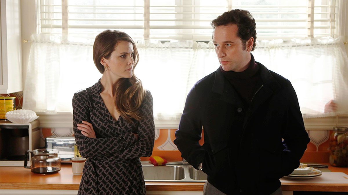 Keri Russell? She's American. Not Matthew Rhys, though. From "The Americans."