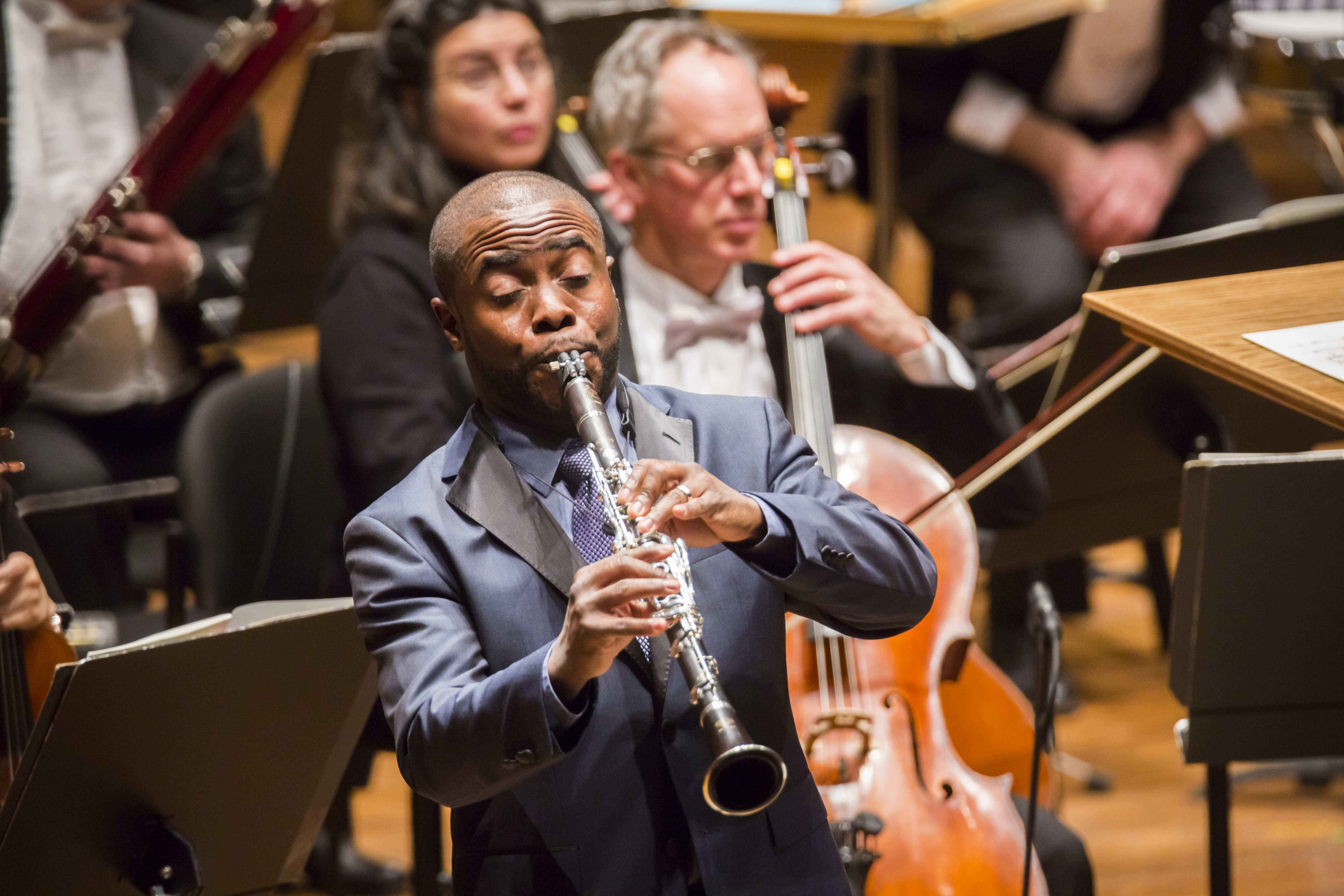 Anthony McGill performed with the New York Philharmonic in 2015.