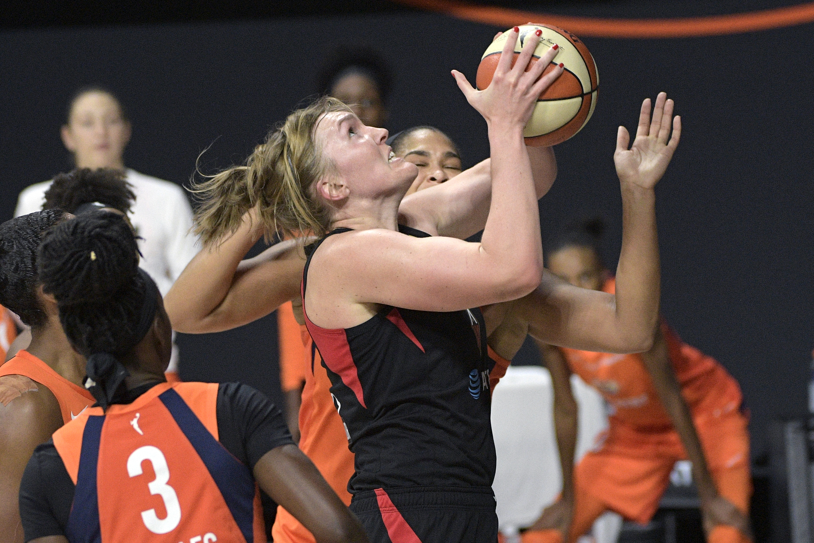 Carolyn Swords had retired in February before the general manager of the Aces tapped her to join the roster.