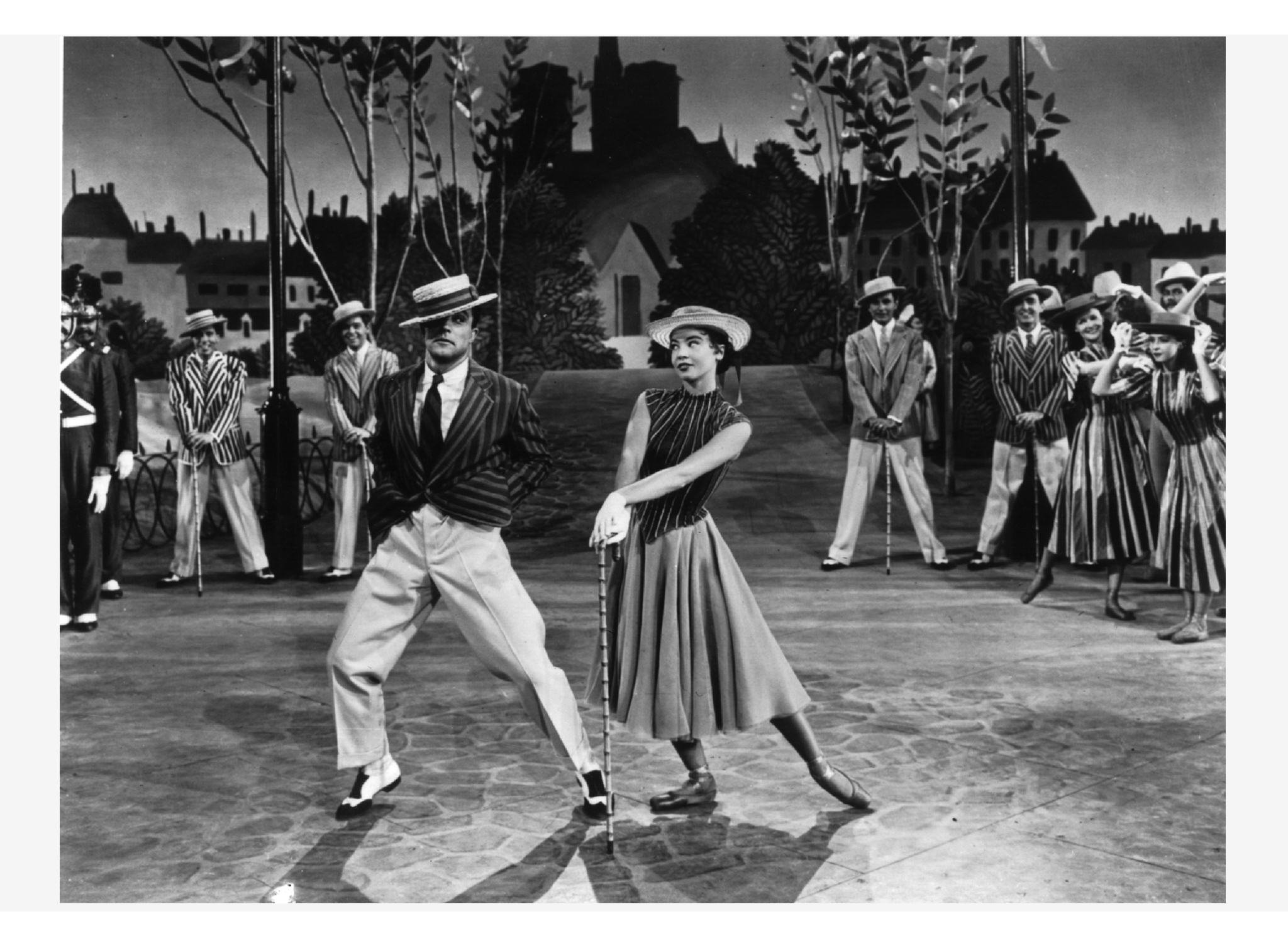 Gene Kelly and Leslie Caron in "An American in Paris."