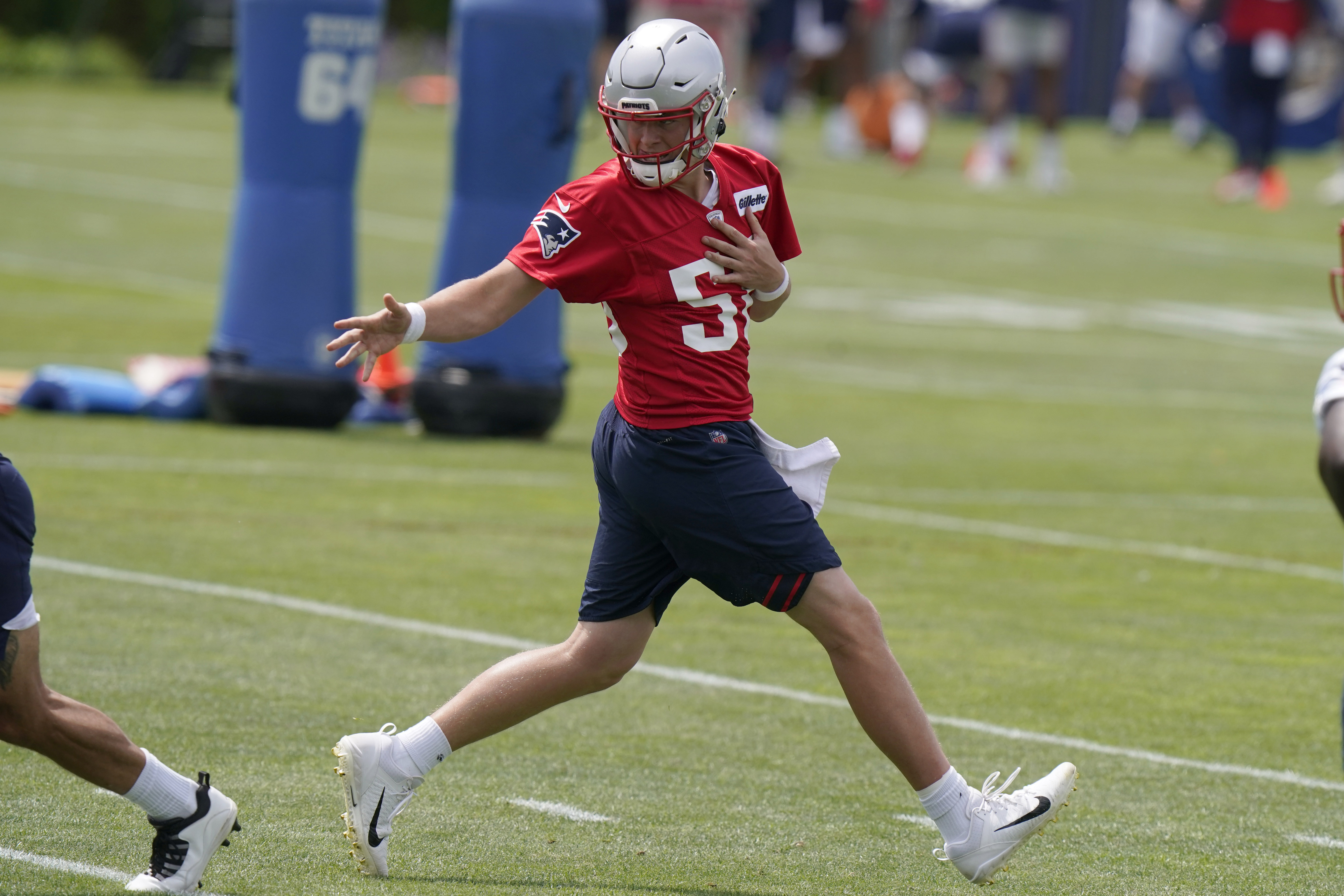 Mac Jones was taken with the 15th overall choice in the 2021 NFL Draft.