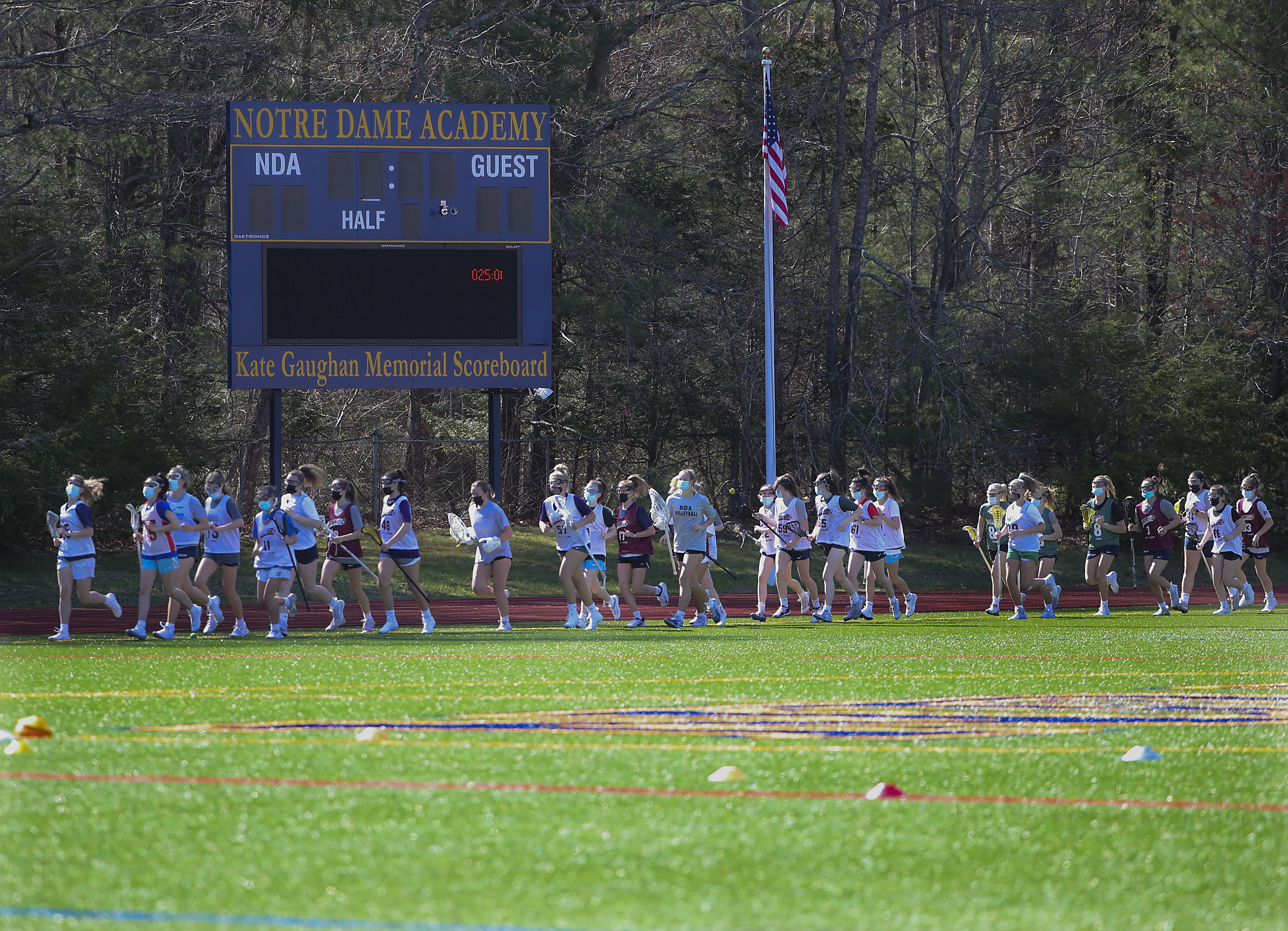 Notre Dame Academy coach Meredith McGinnis said it is a "dream come true" for her team to be back on the field, pointing out that there’s a renewed sense of gratitude and excitement.