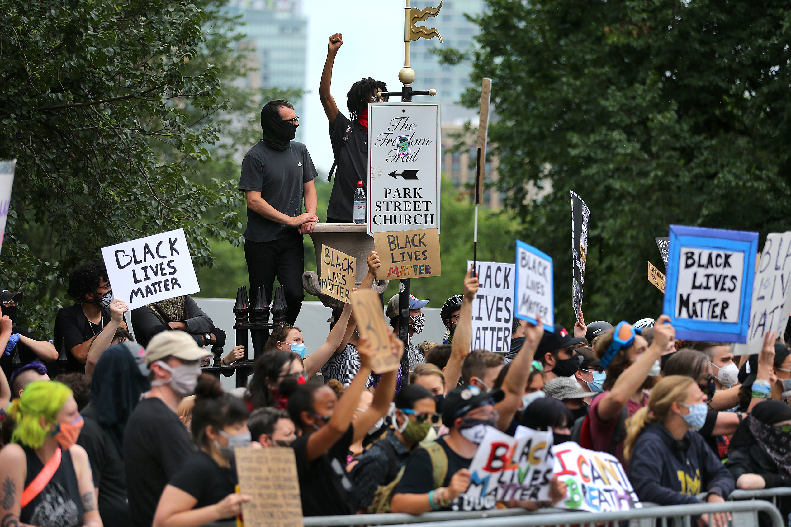 Protesters Gather In Demonstrations Across Boston Saturday - The Boston 