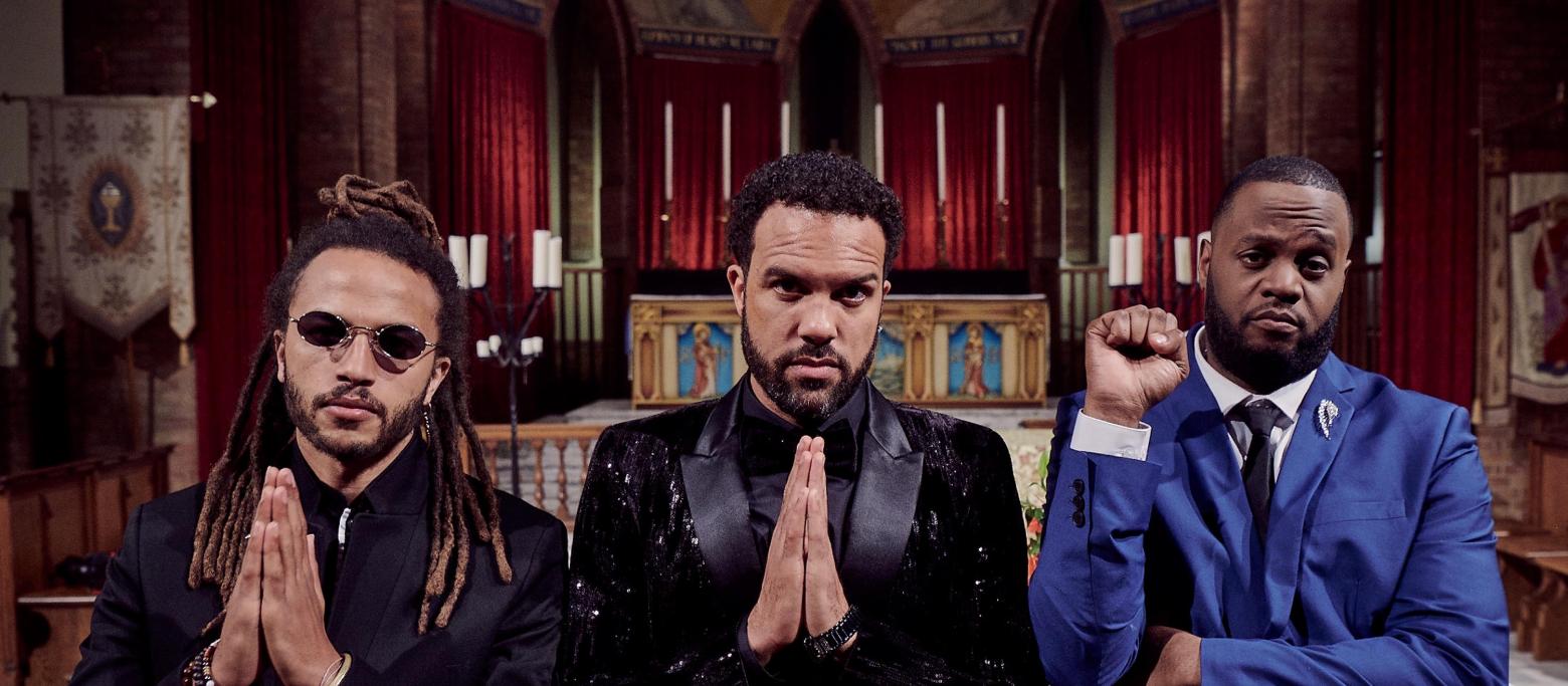 From left: Luti Fagbenle, O-T Fagbenle, and Javone Prince in "Maxxx."