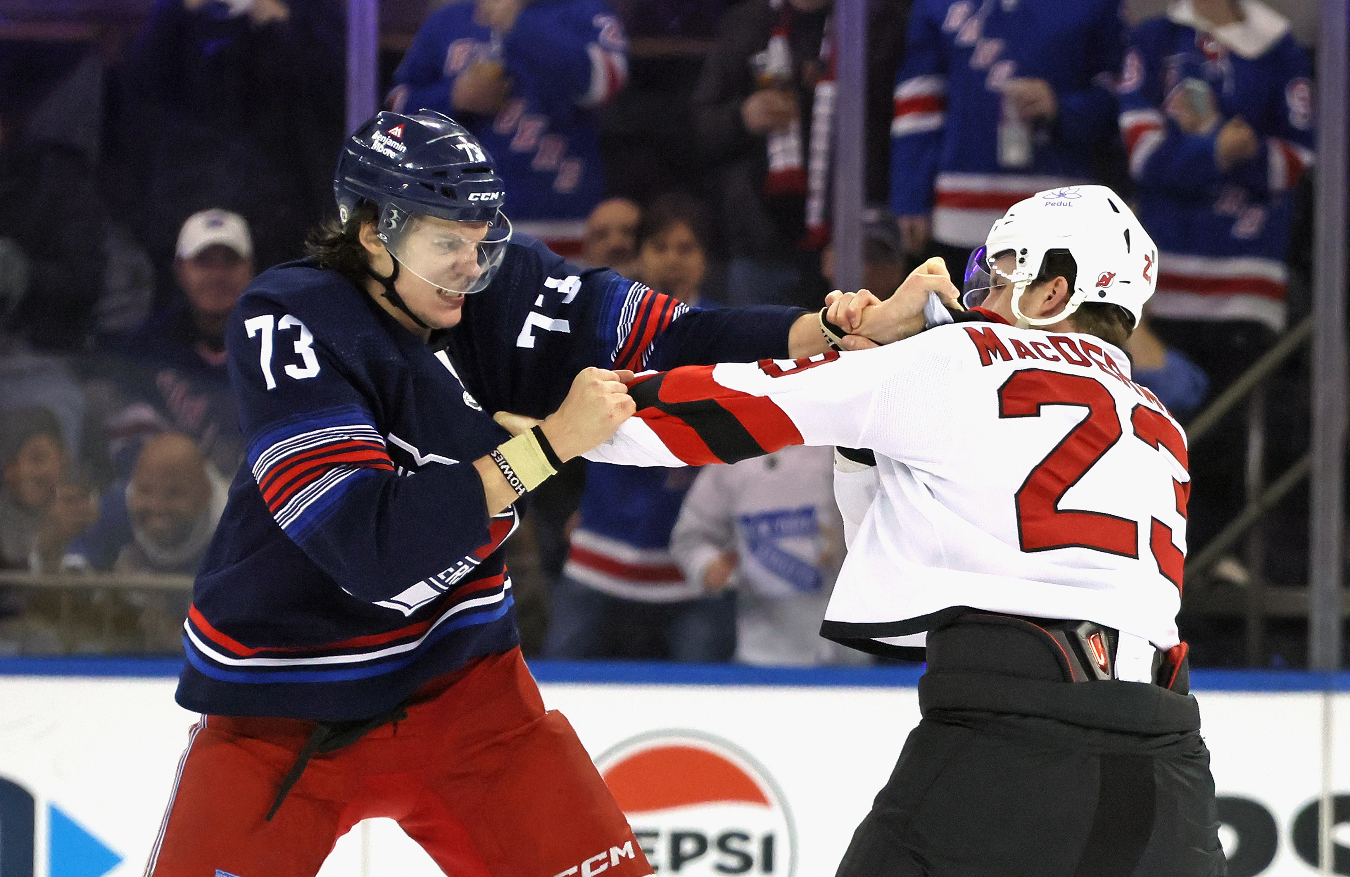 Will the NHL ever stop fights like the Rangers-Devils brawl?