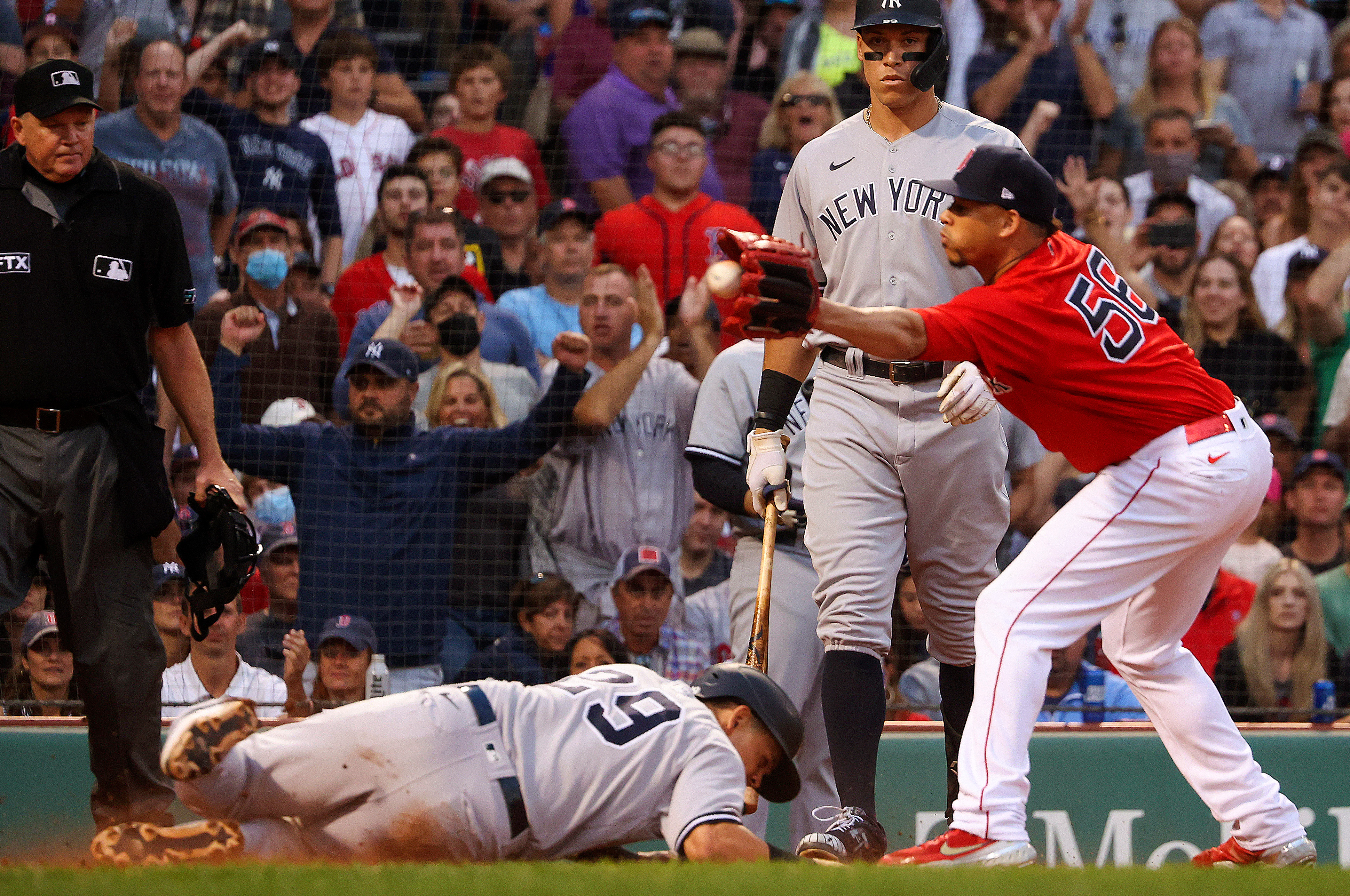 Red Sox follow controversial checked-swing call with walk-off grand slam to  beat Royals Kansas City News - Bally Sports
