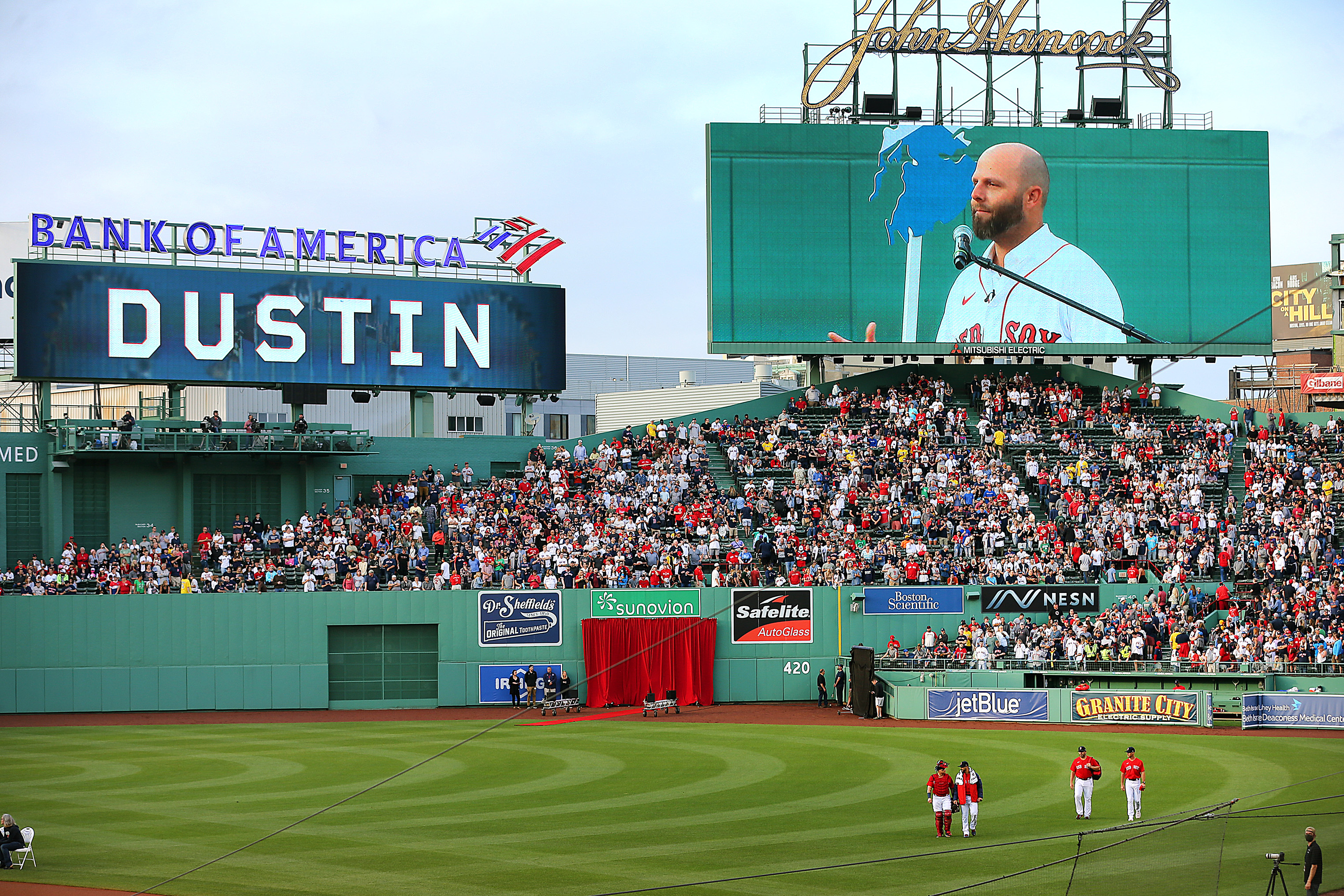 Dustin Pedroia 'Completely Shocked' by Ric Flair Fenway Park