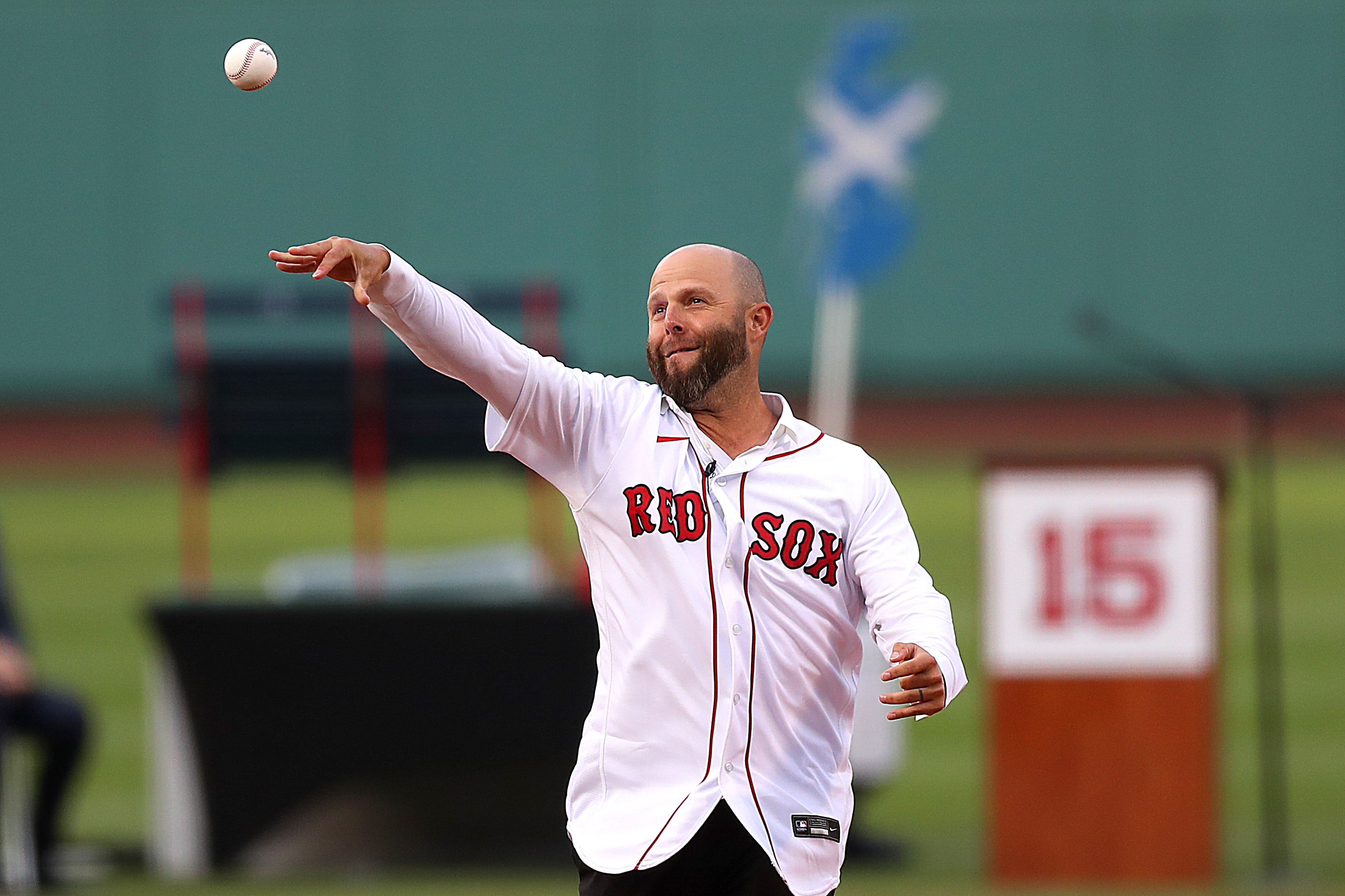 Star-spangled style: Red Sox player dons patriotic jacket for White House  visit