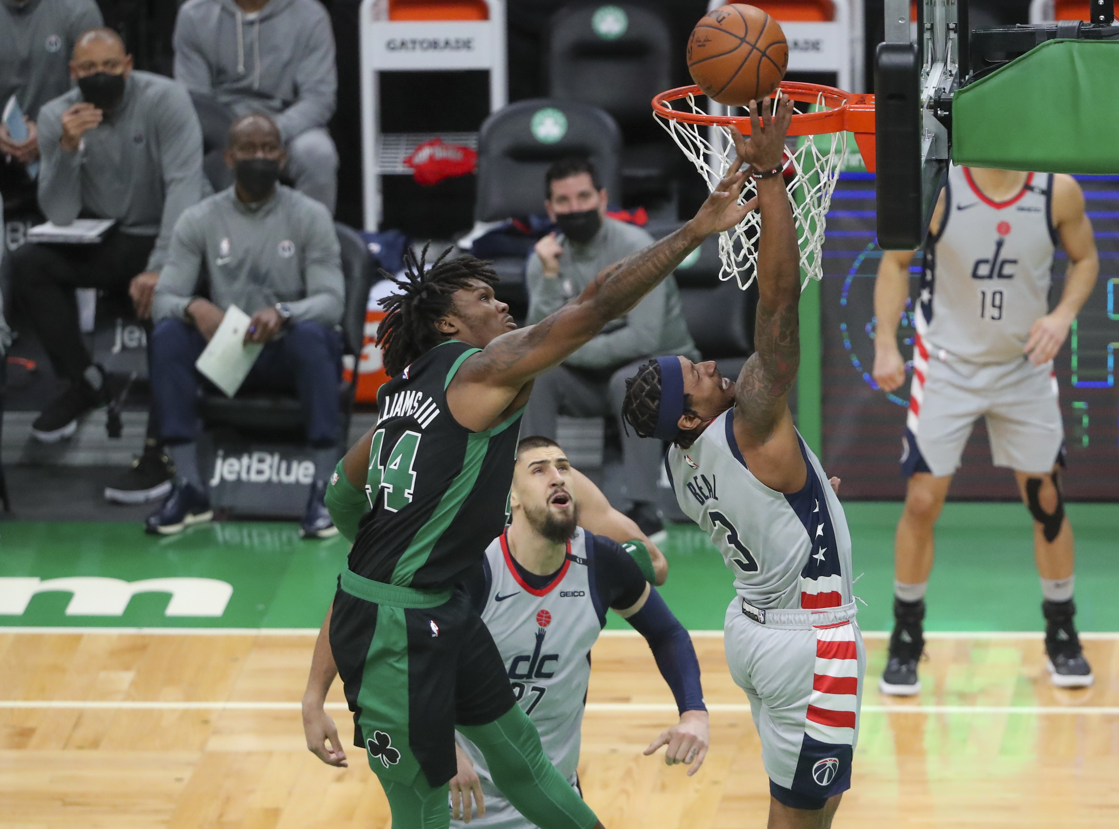 Bradley Beal had 46 points for Washington, his fourth 40-point game of the season, but also his fourth in which the Wizards lost.