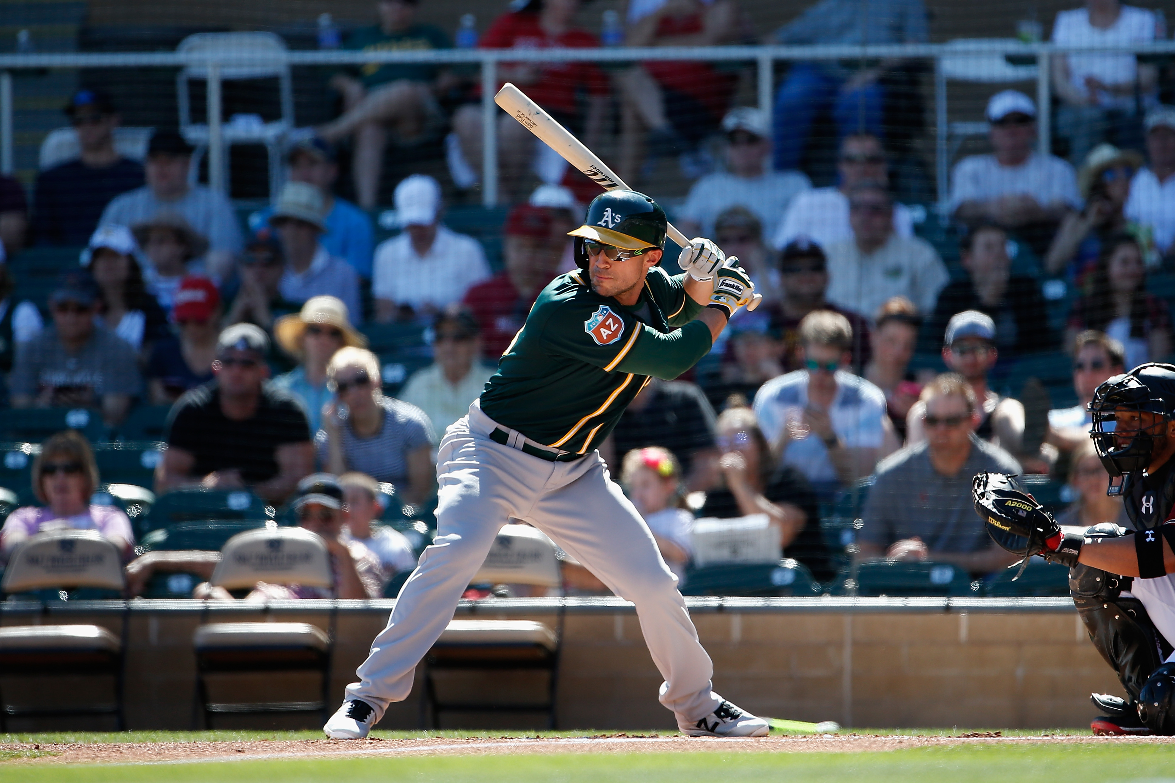 Seen here in his playing days with the Athletics, Sam Fuld has emerged as a possible managerial candidate with the Red Sox.
