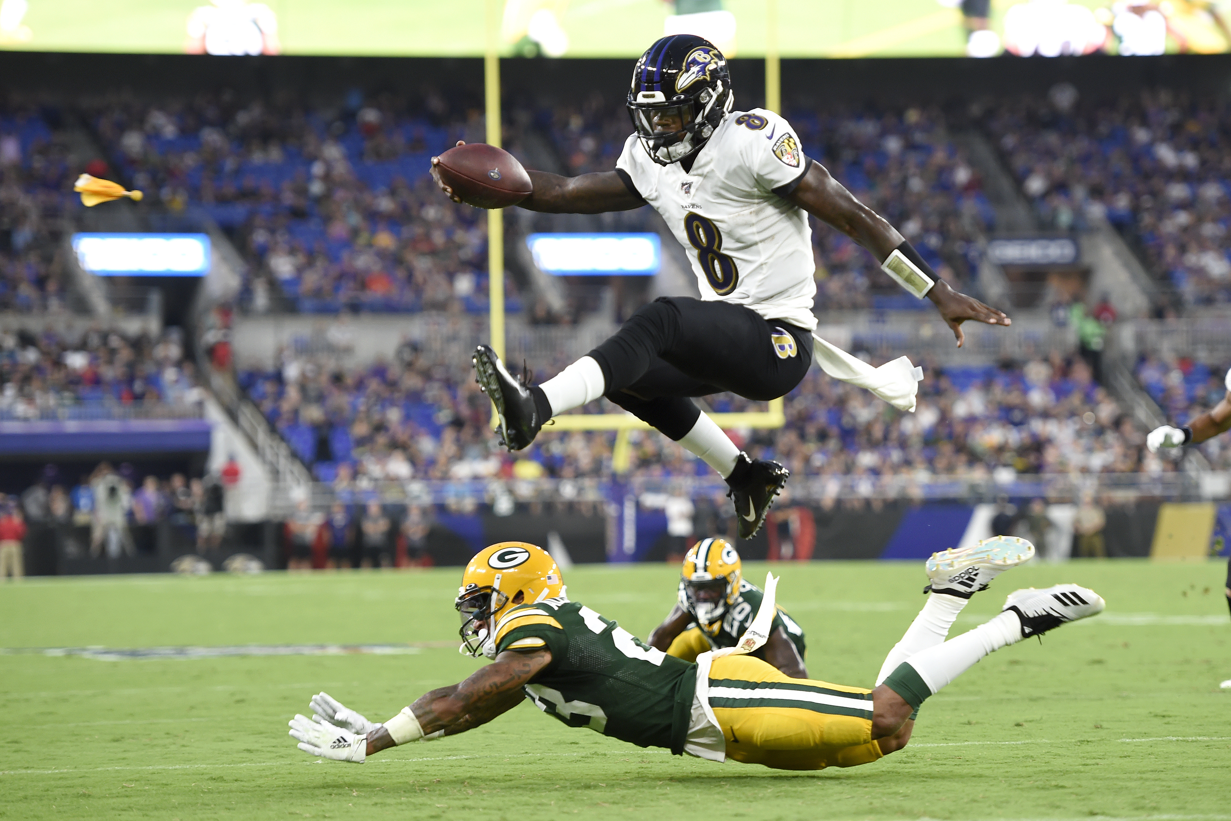 Lamar Jackson was a dynamic presence for the Ravens in 2019.