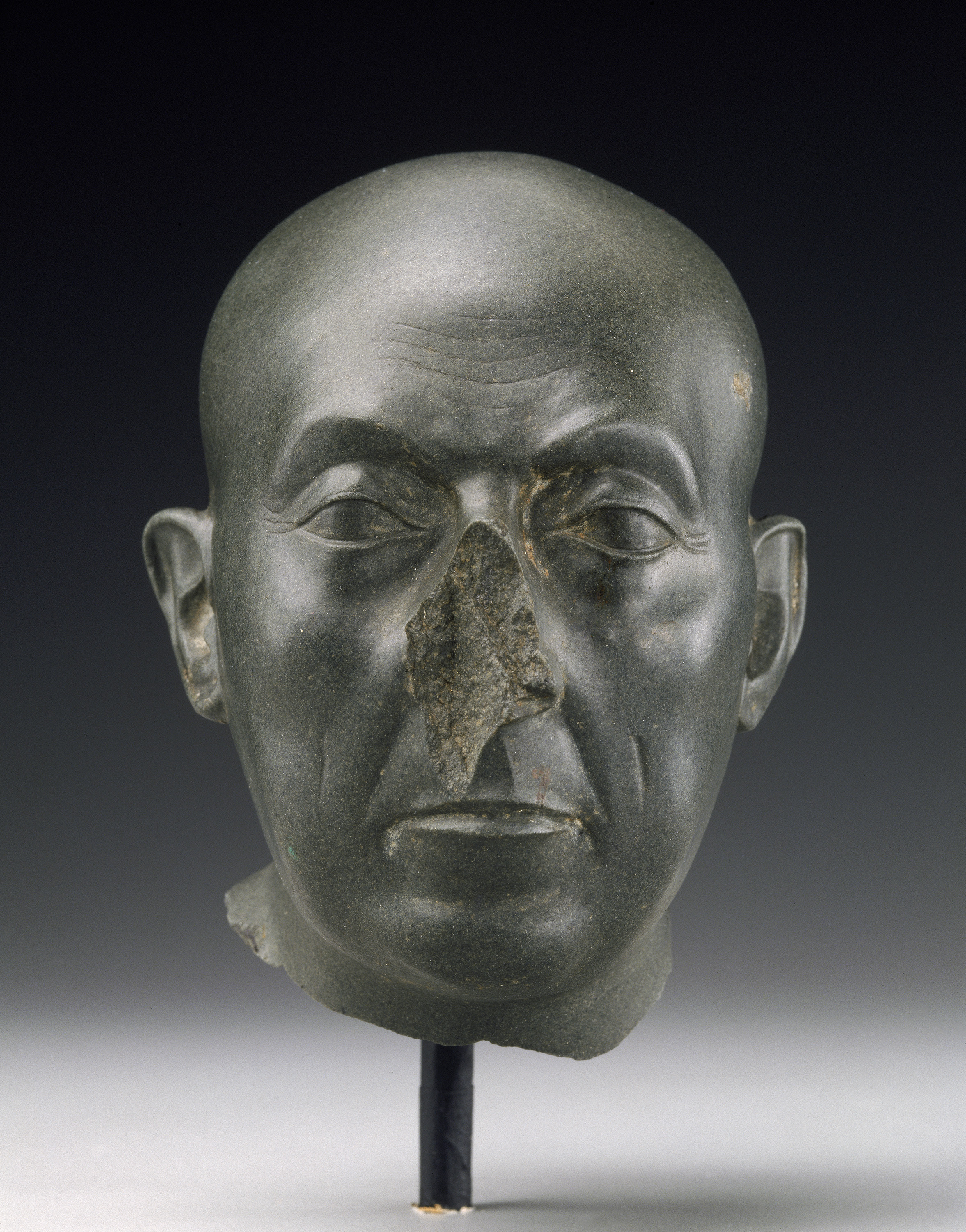 Head of a priest (a.k.a. the Boston Green Head) dates to about 380 to 332 BCE.