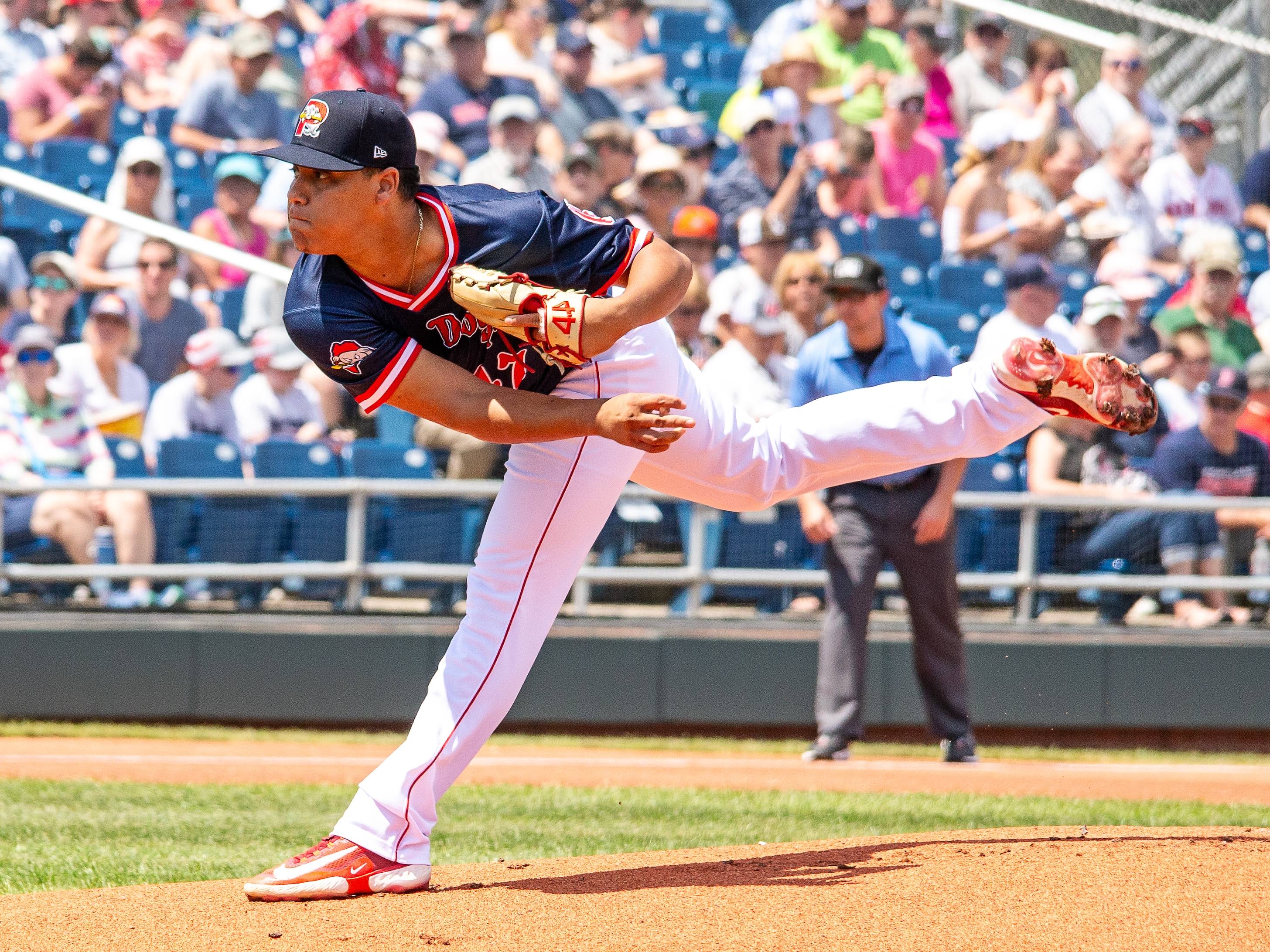 Major League Baseball pitcher Pedro Martinez promotes the new