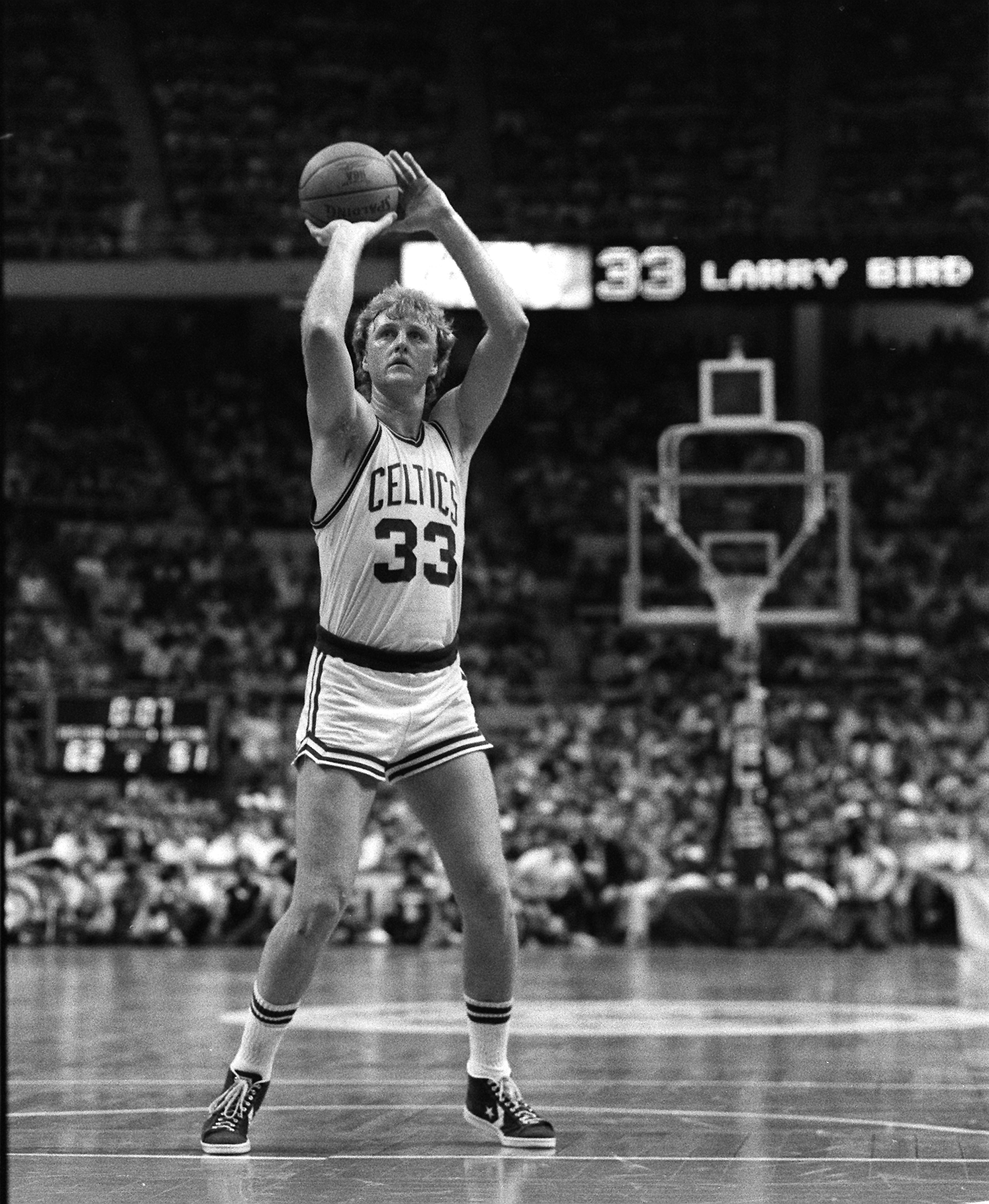 Larry Bird Signed Converse Special Edition 1984 Boston Celtics