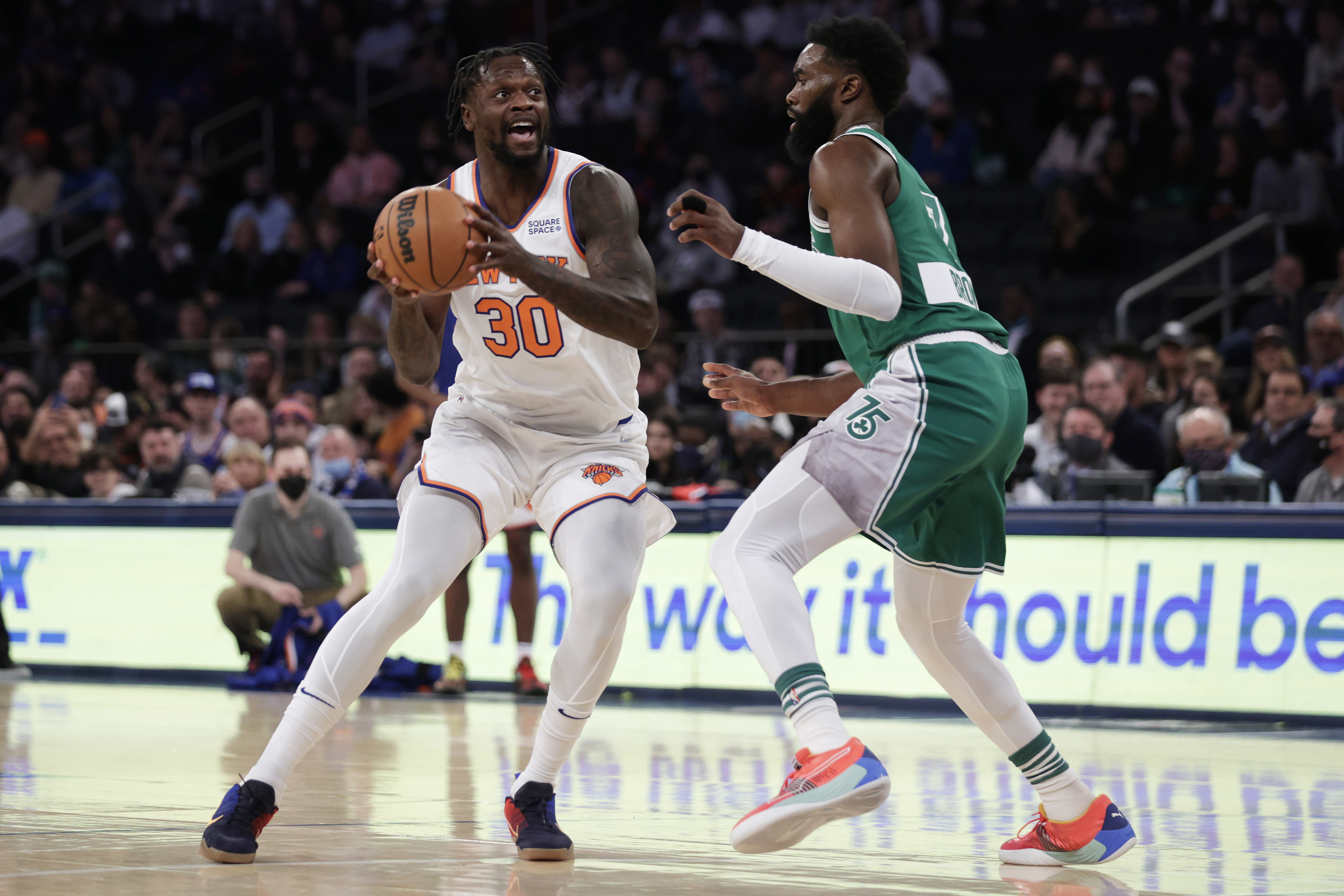 Report: Knicks' RJ Barrett signs multi-year shoe deal with Puma