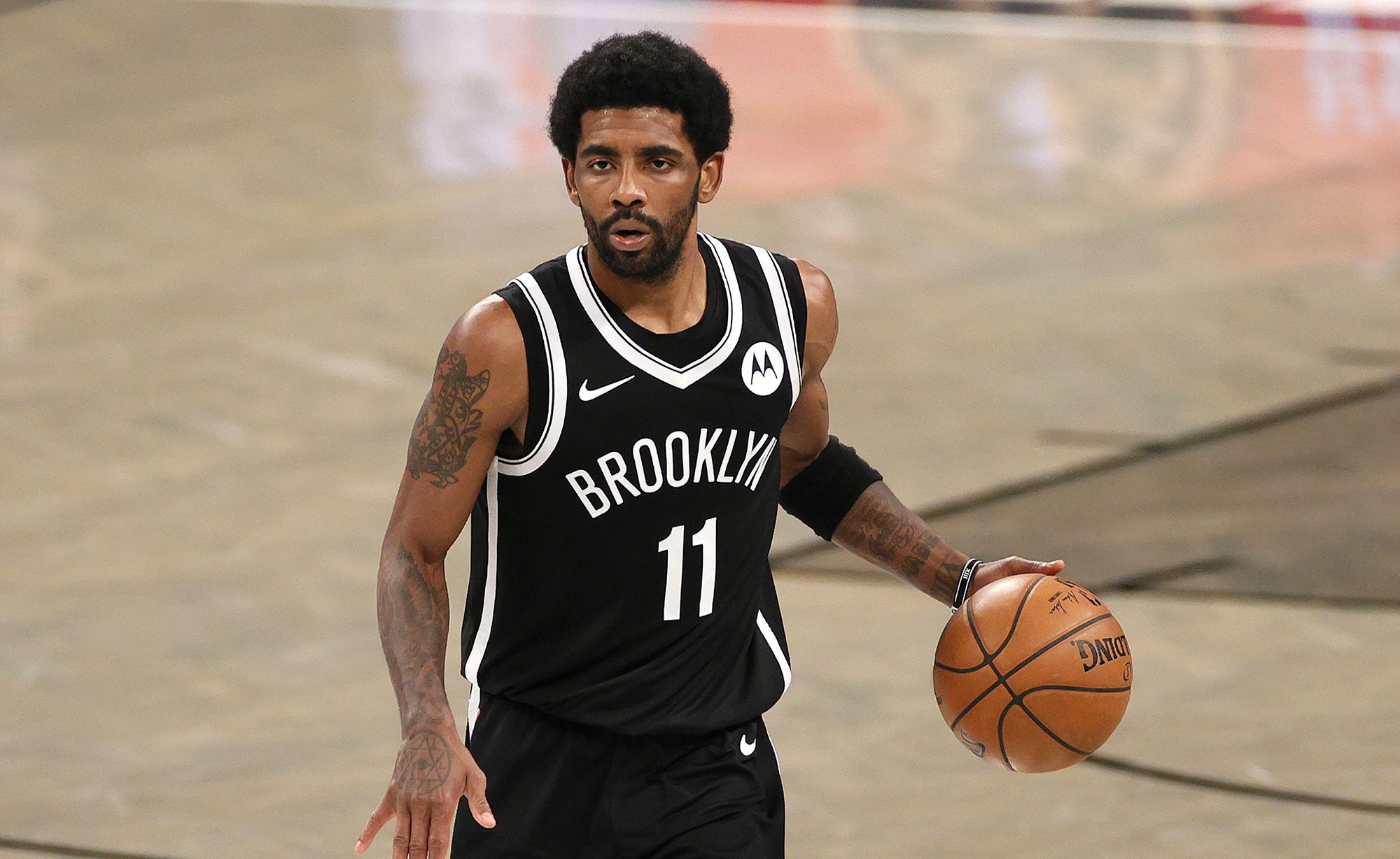Kyrie Irving has missed the Nets’ first two games because he is unvaccinated and the Nets don’t want him playing unless he can fully participate.
