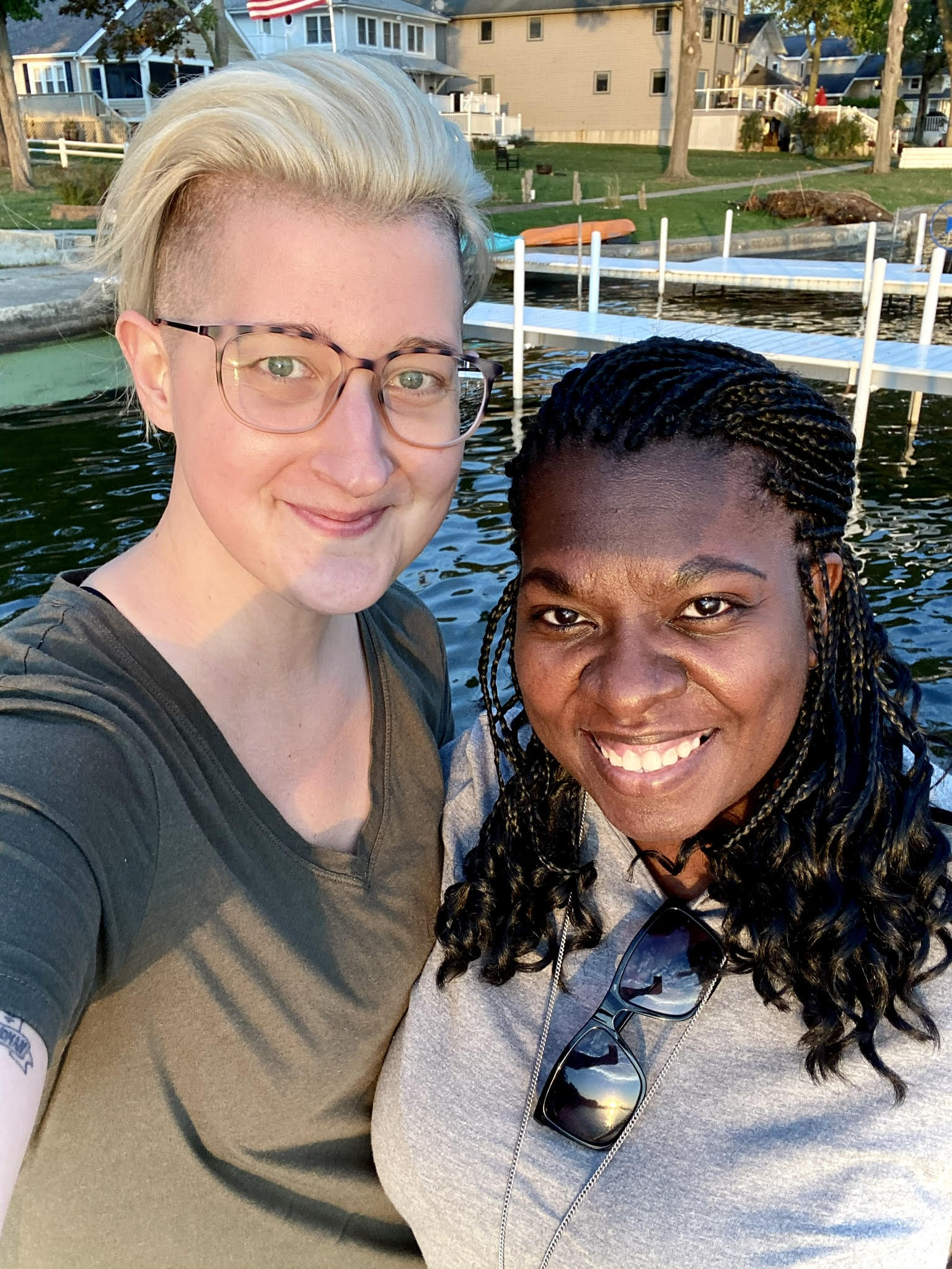 Ronni Morgan and Adriane Johnson met during COVID-19 times and are documenting their story on Facebook.