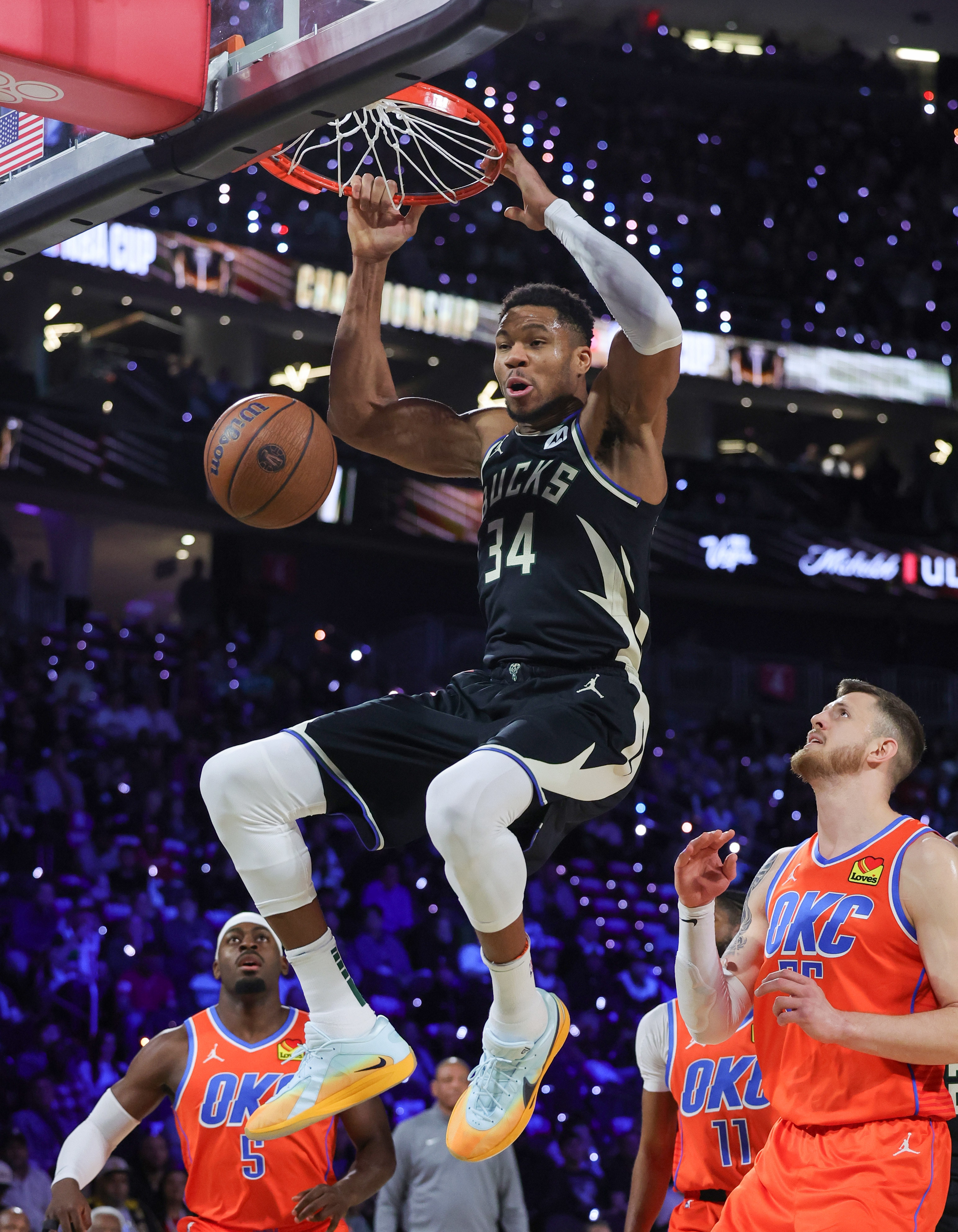 Giannis Antetokounmpo, Bucks claim NBA Cup title over Thunder