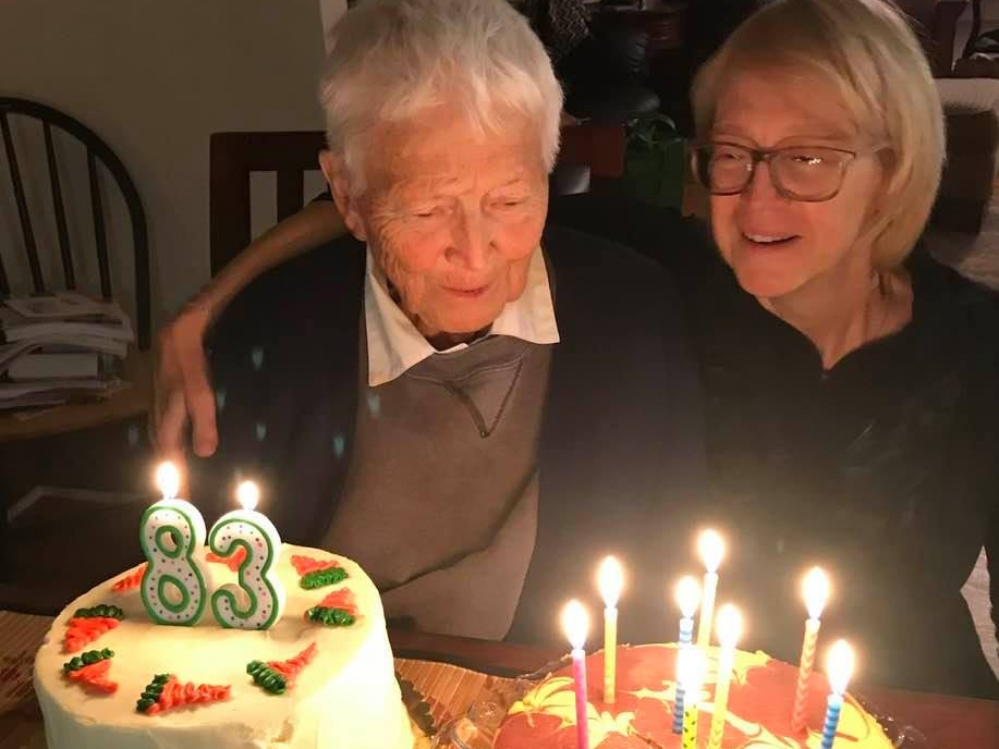 Kathleen Kreiss (left) and her daughter Jenny Kreiss celebrated their birthdays last year.