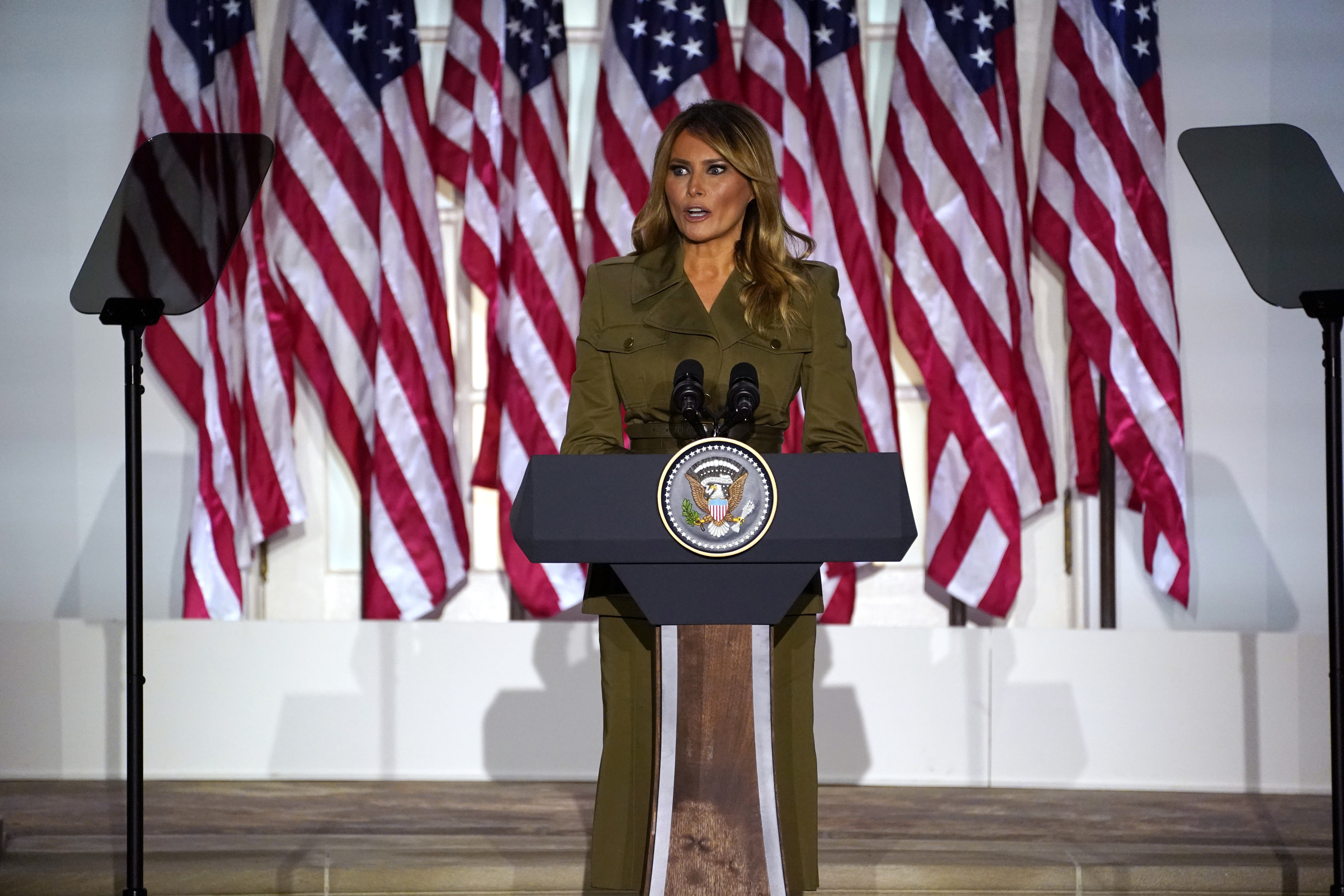 Fighting For You First Lady Makes Her Case For Trump Vote In Convention Address The Boston Globe