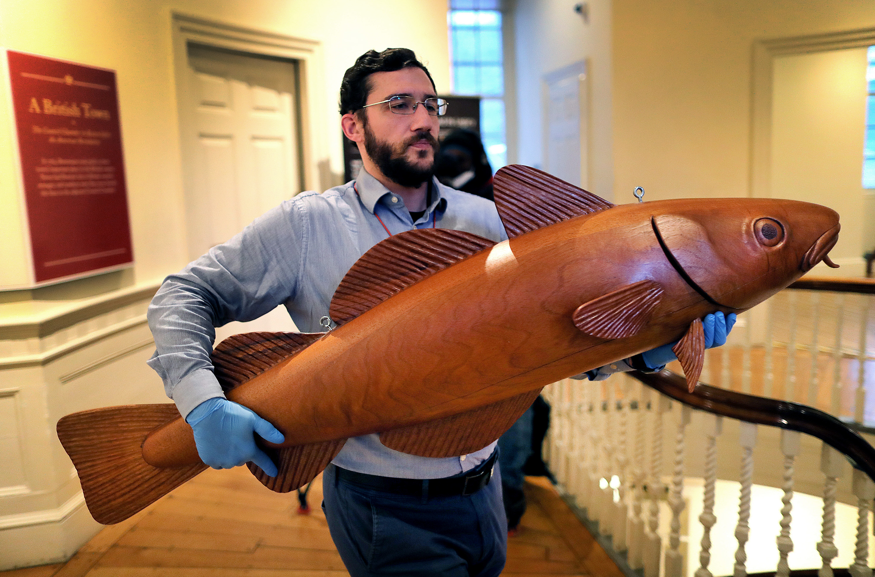 This fish swims upstream: Sacred Cod is carried once again from