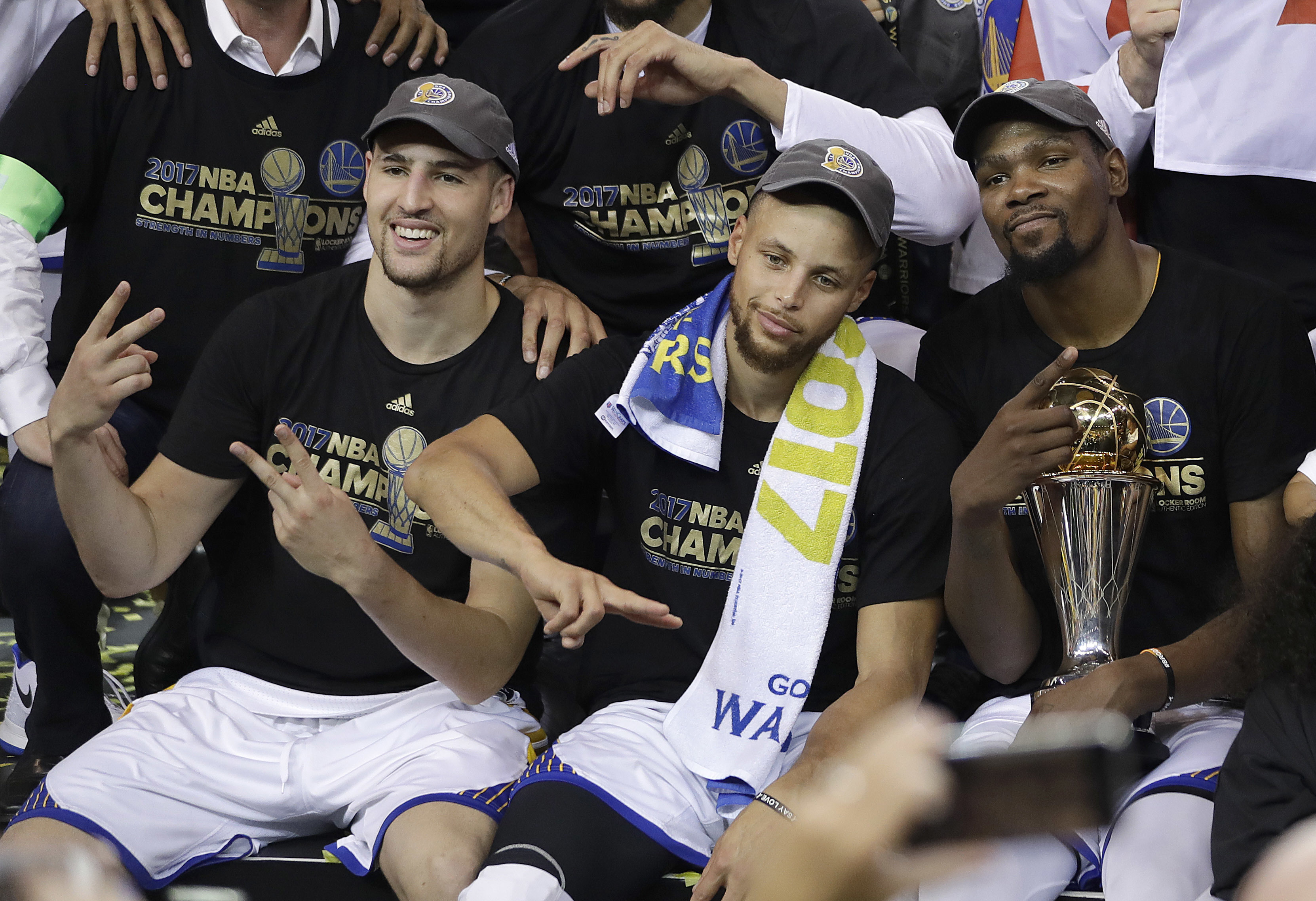 The Warriors won three championships in the 2010s in 2015, 2017, and 2018.