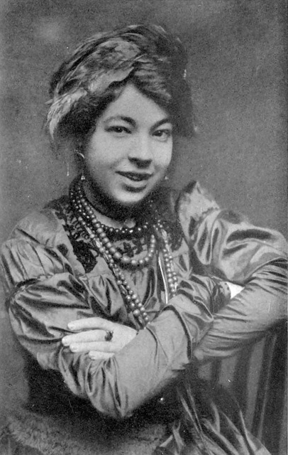 Pamela Colman Smith, as seen in the October 1912 issue of The Craftsman magazine.