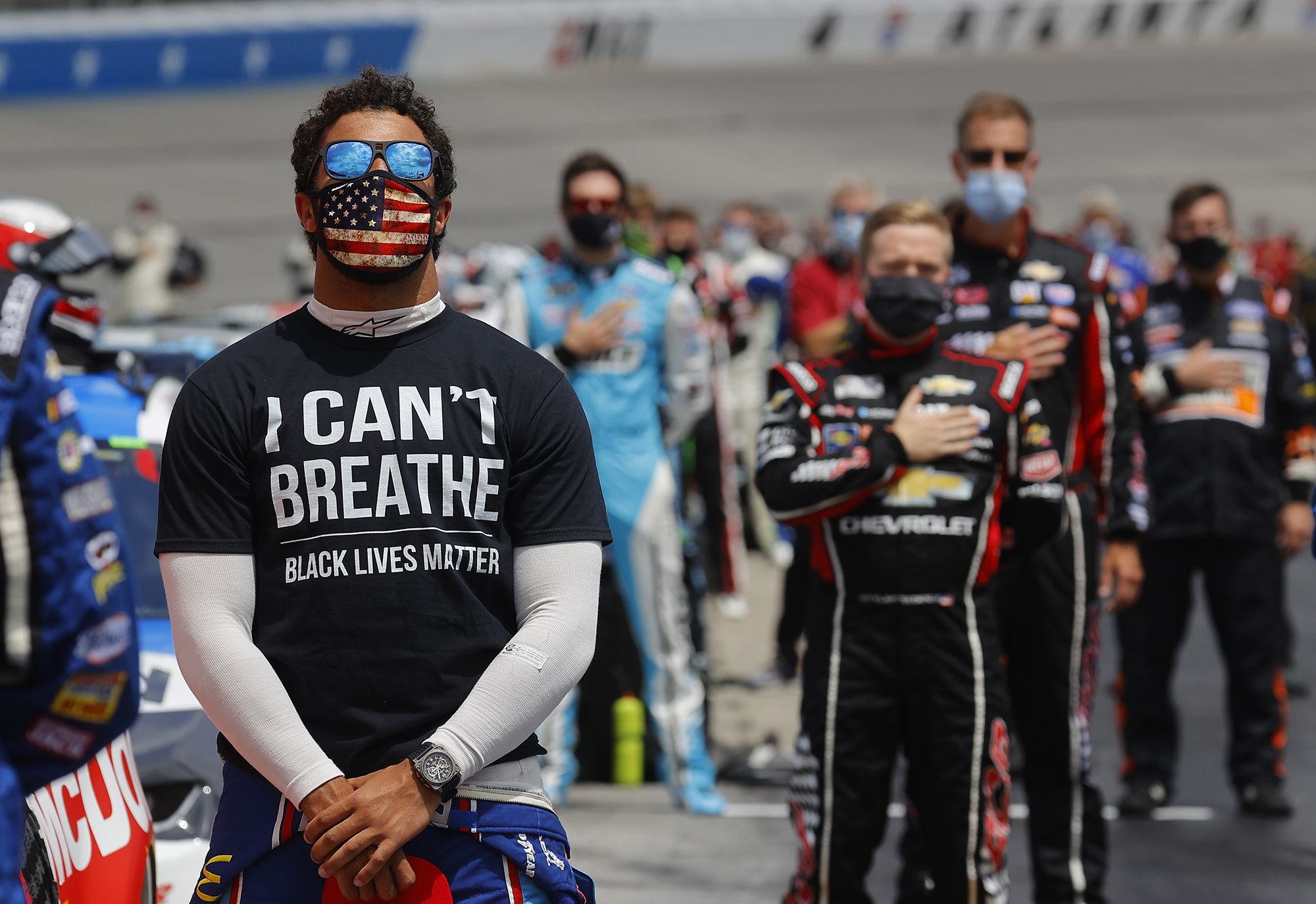 Nascar S Bubba Wallace Finds Fuel To Speak Out More The Boston Globe