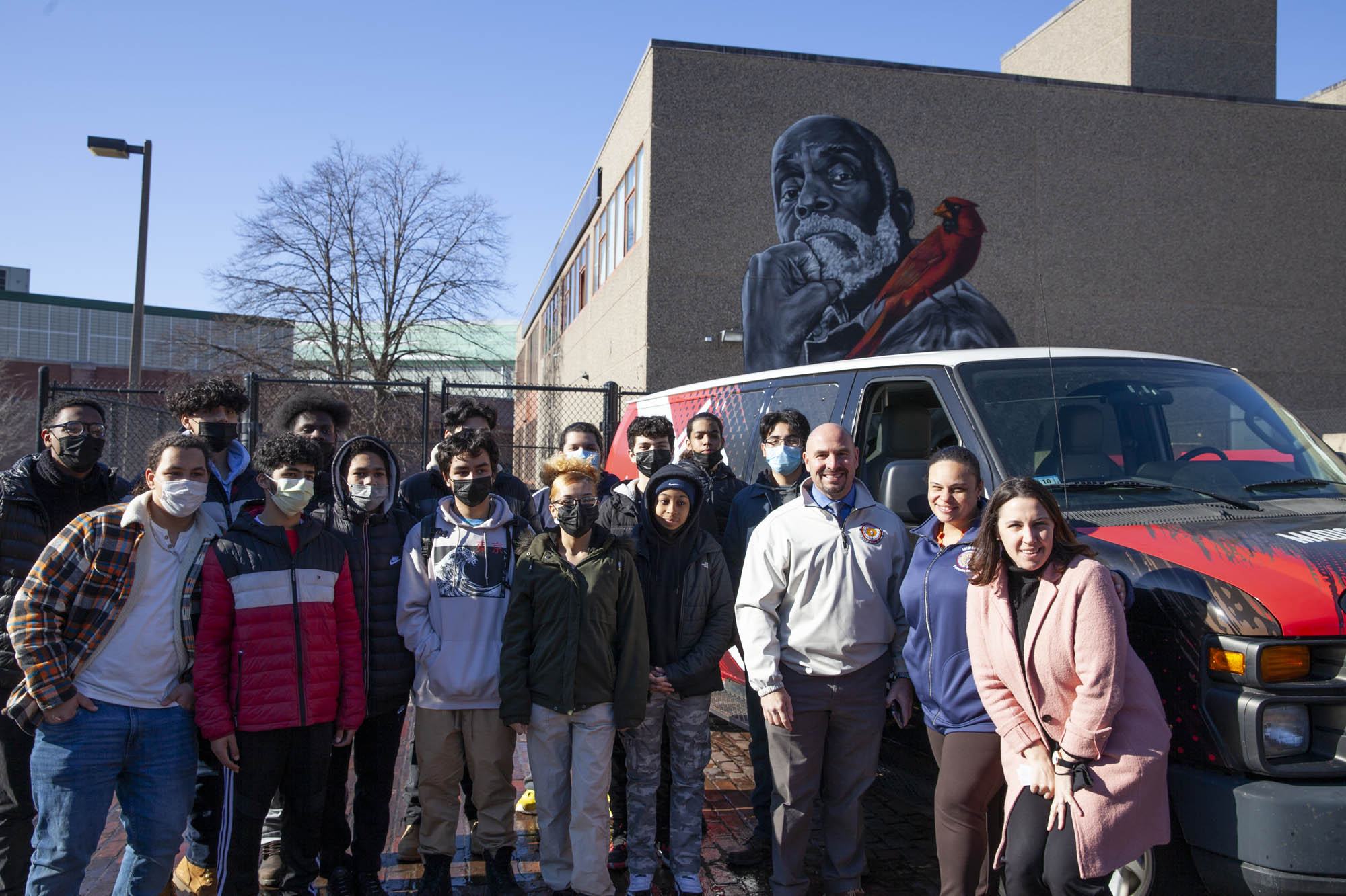 Electrical union organizations donate van, new tools to Madison Park  Technical Vocational High School - The Boston Globe