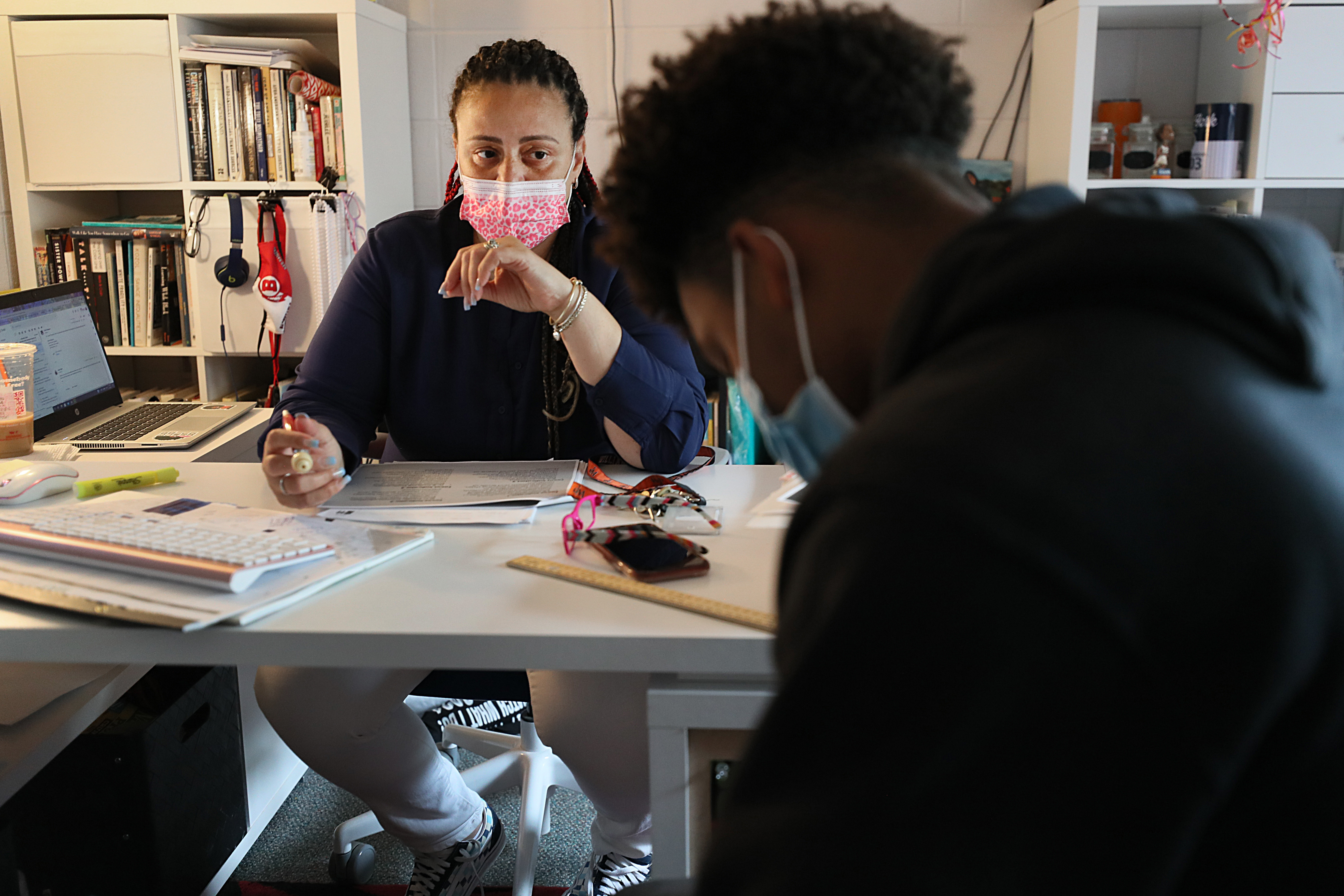 In early June, Hope Taylor spoke with student Darren Thomas, 15, who is on the student equity team at the high school.